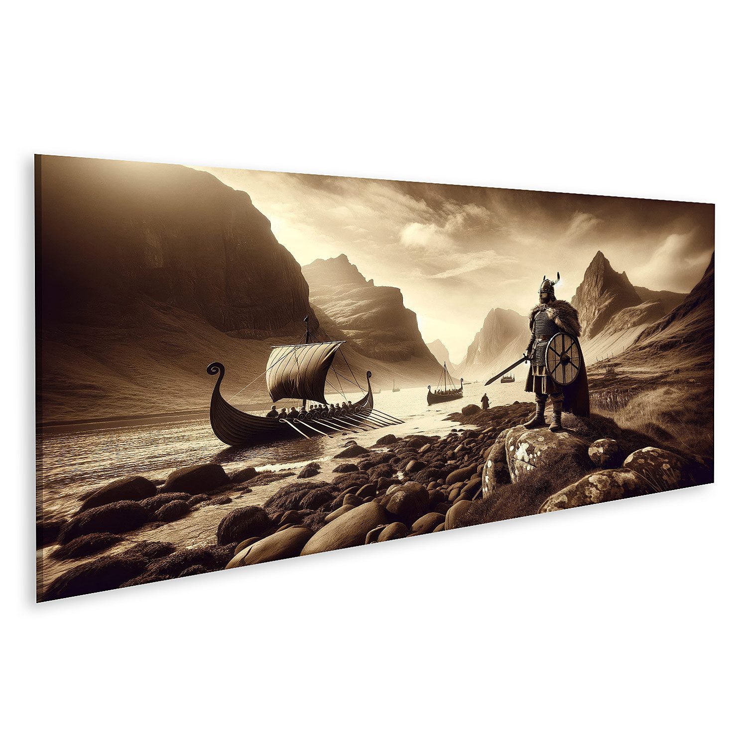 islandburner Leinwandbild SepIn a Wikinger: Krieger günstig online kaufen