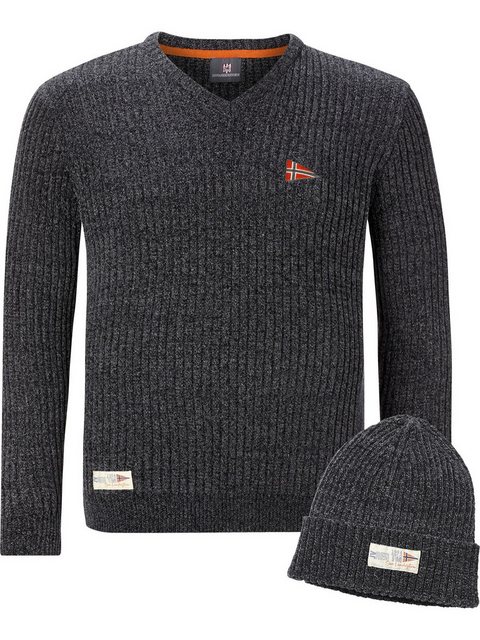 Jan Vanderstorm Strickpullover RONAI +Fit Kollektion, Beanie-Style günstig online kaufen