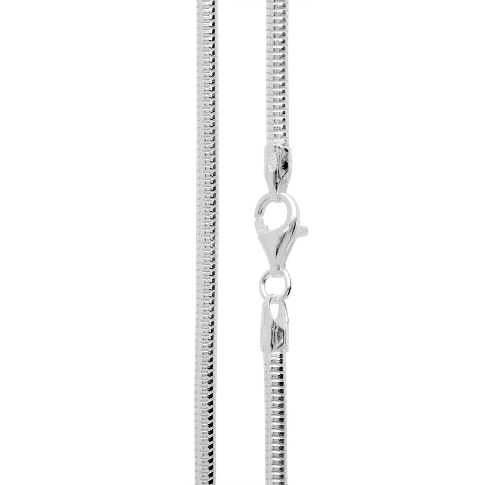 OSTSEE-SCHMUCK Silberkette Ostsee-Schmuck Kette Schlange 3,0 günstig online kaufen