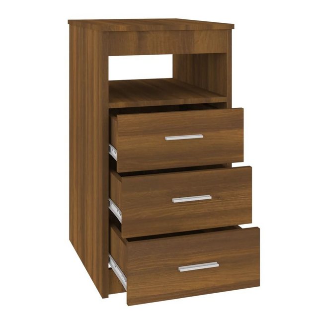 vidaXL Aktenschrank Sideboard mit Schubladen Sonoma-Eiche 40x50x76 cm Spanp günstig online kaufen