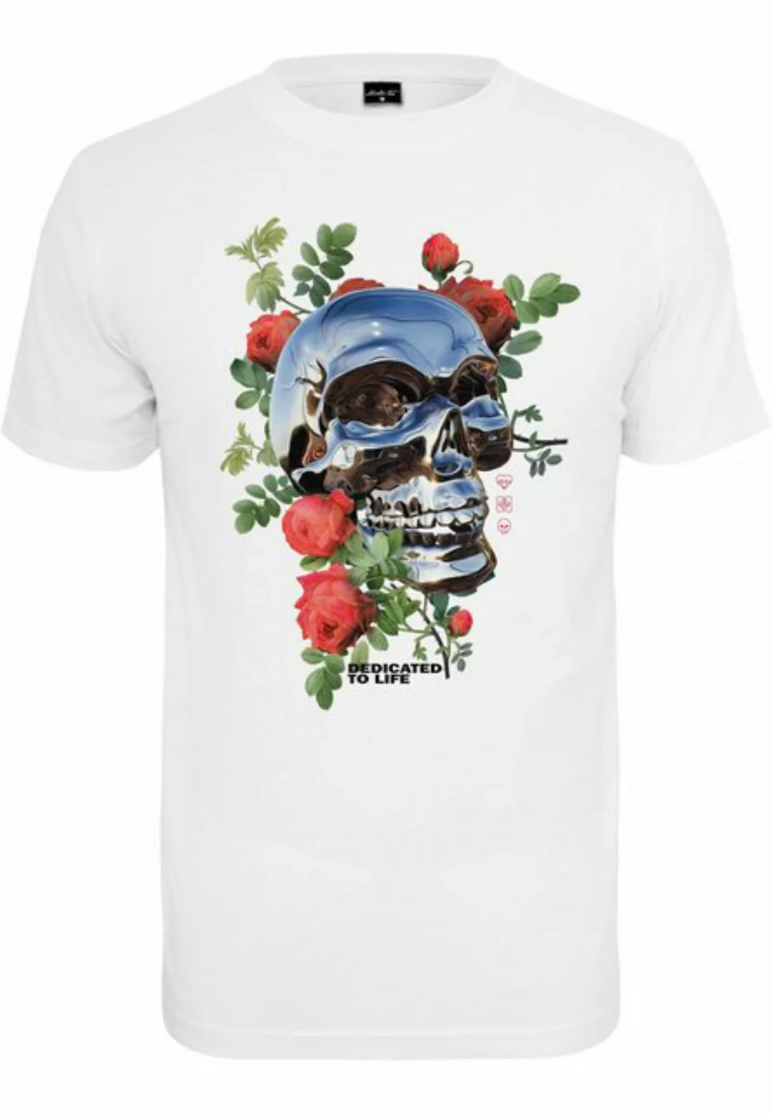 MisterTee T-Shirt MisterTee Herren Chrome Skull Tee (1-tlg) günstig online kaufen