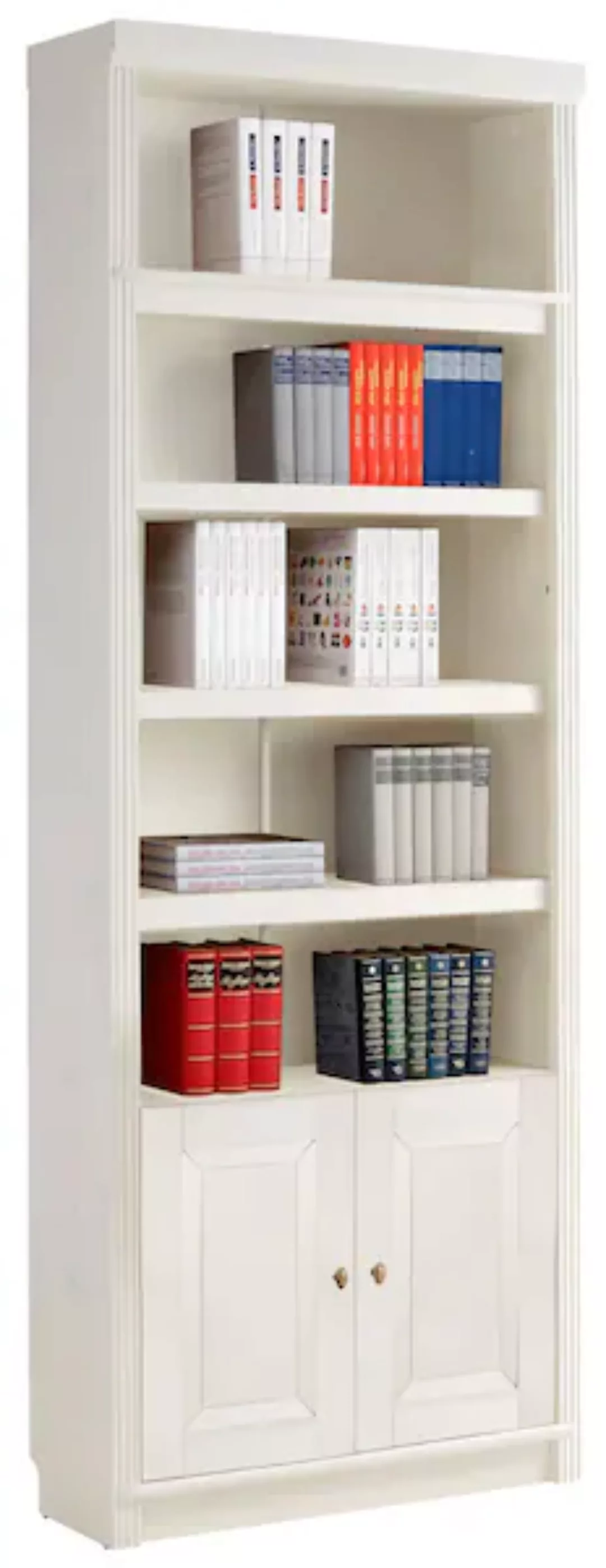 Home affaire Bücherregal "Cliff", in 2 Höhen, mit 2 Holztüren günstig online kaufen