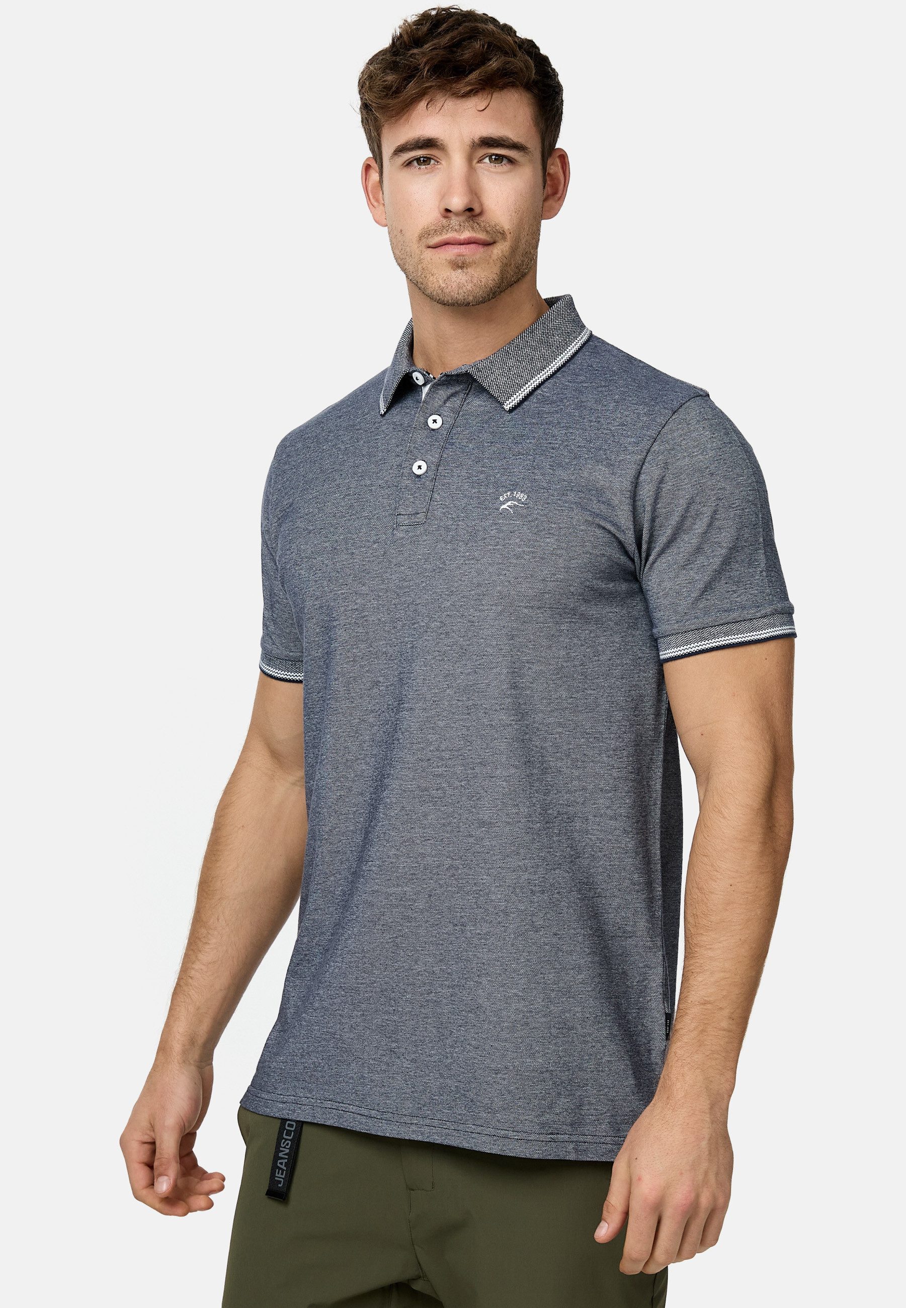 Indicode Poloshirt INSan Jose 100% Baumwolle günstig online kaufen