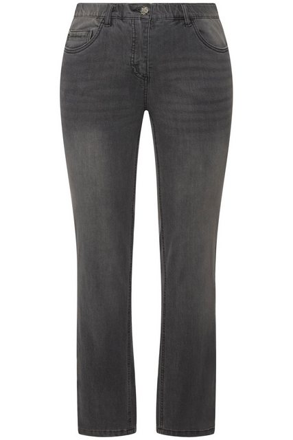 Ulla Popken Stretch-Hose Skinnyjeans Sarah schmale 5-Pocket-Form High Waist günstig online kaufen