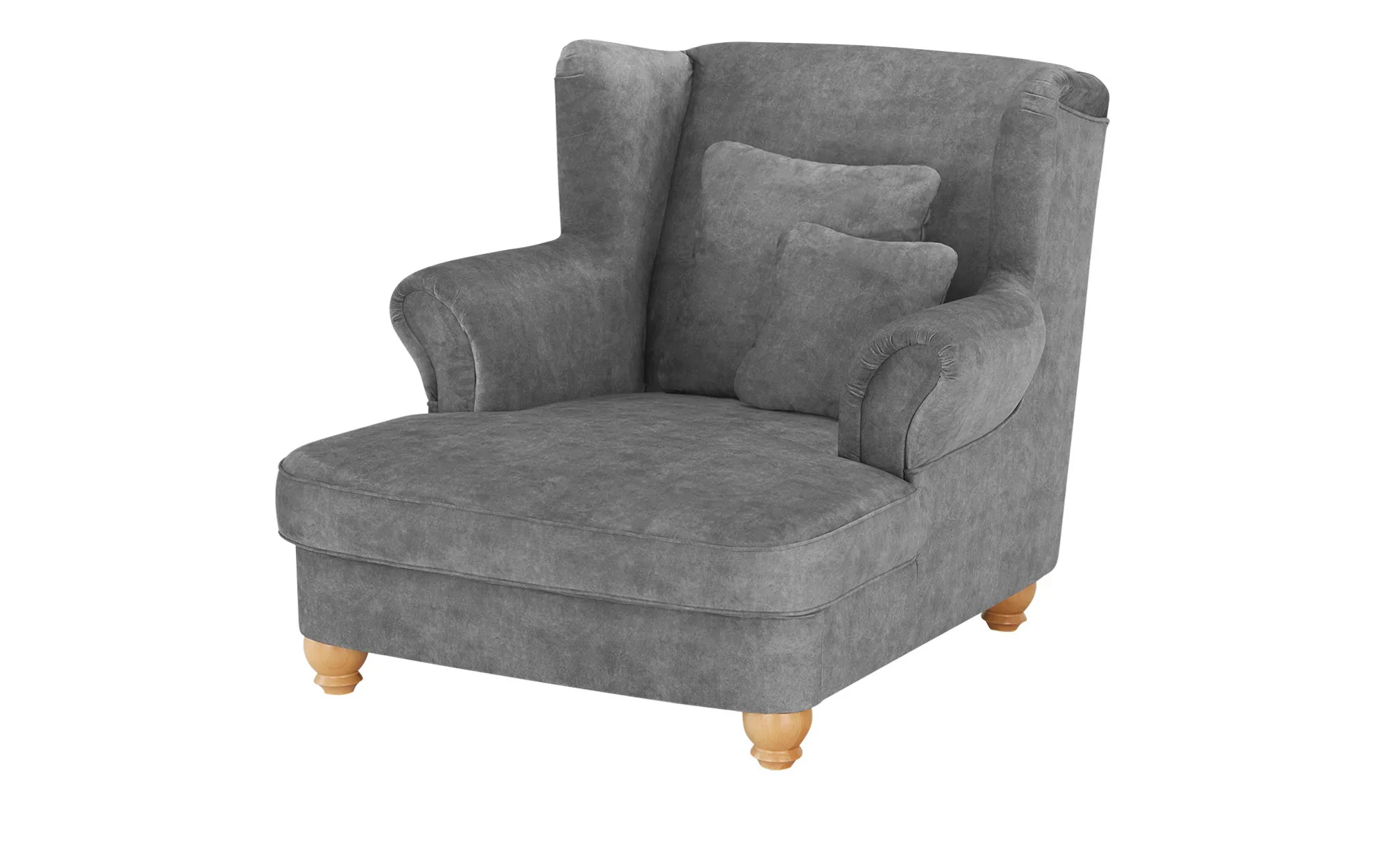 Loveseat  Steep - grau - 120 cm - 108 cm - 145 cm - Polstermöbel > Sessel > günstig online kaufen