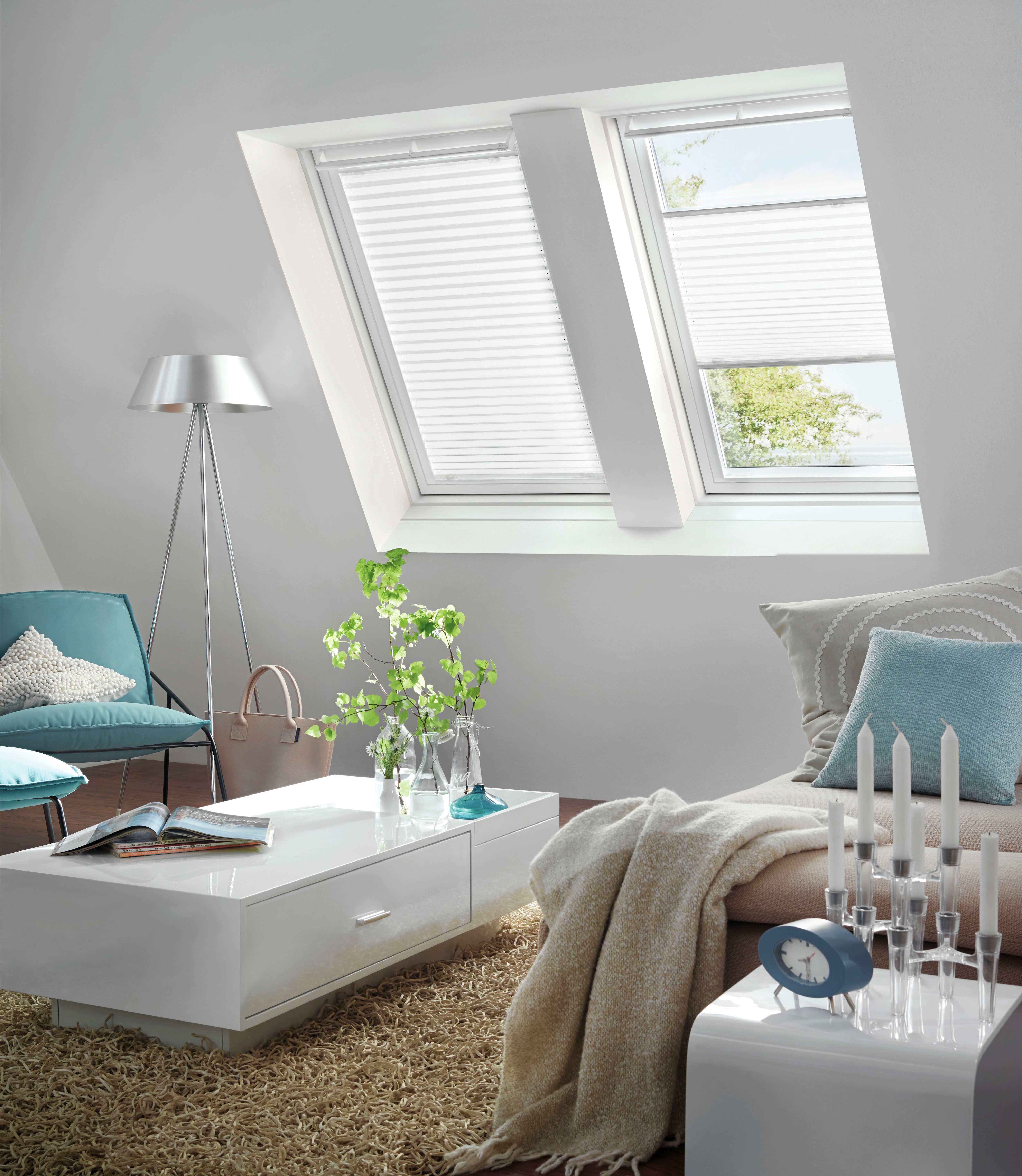 GARDINIA Dachfensterplissee, blickdicht, ohne Bohren, passend für Velux Dac günstig online kaufen