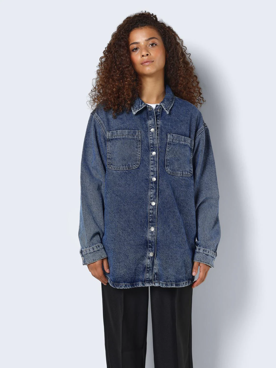 Noisy may Jeansjacke "NMALVA L/S DENIM SHACKET AZ351MB NOOS" günstig online kaufen