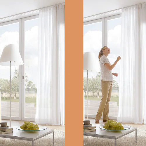 SN DECO GROUP Gardinenschiene »Wendeschiene«, 2 läufig-läufig, Fixmaß günstig online kaufen