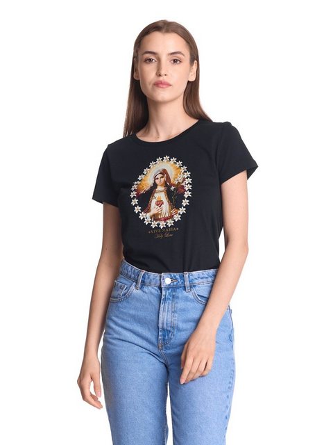Vive Maria Holy Love Damen T-Shirt schwarz günstig online kaufen