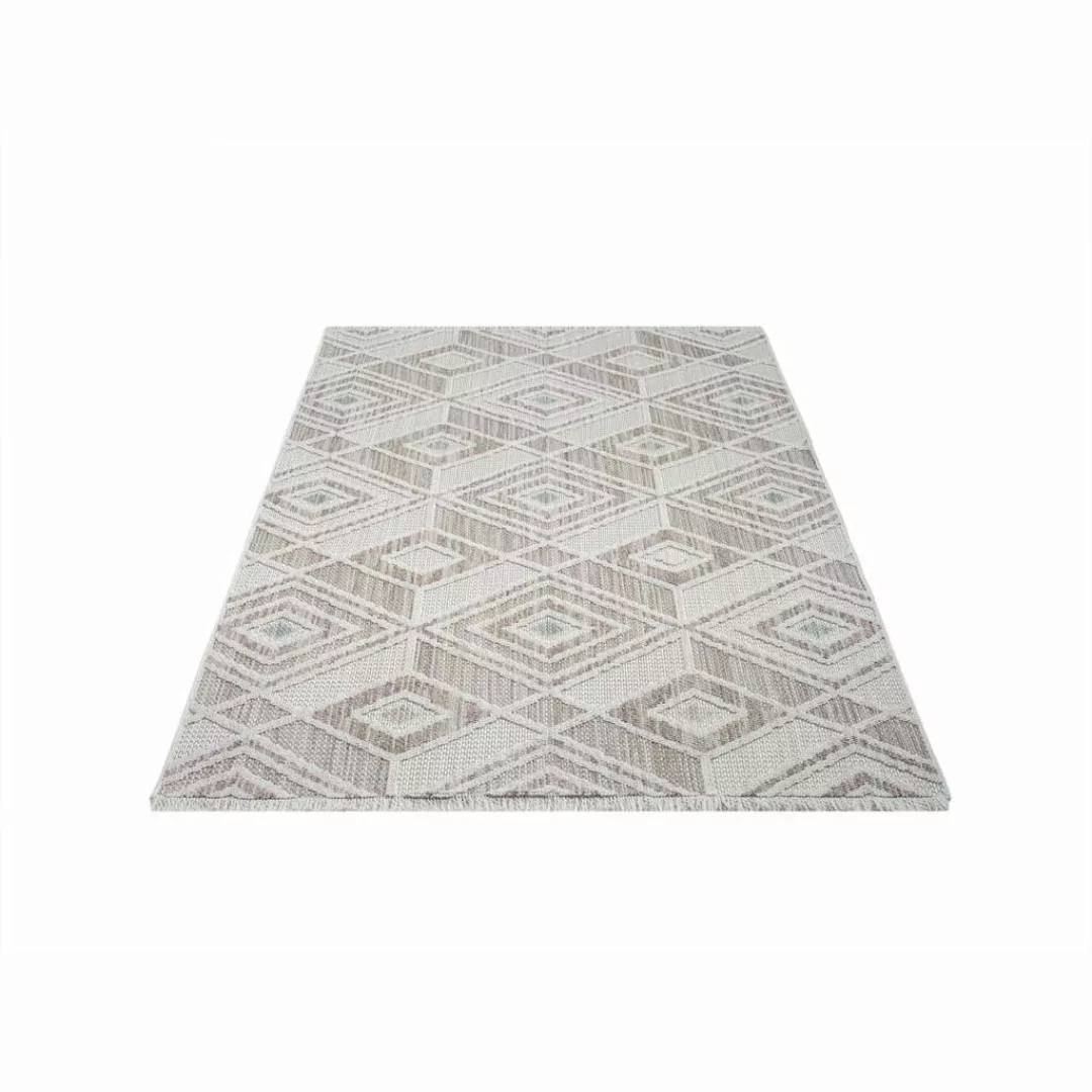 Carpet City Teppich »LINDO 8875«, rechteckig, 11 mm Höhe, Kurzflor, Hochtie günstig online kaufen