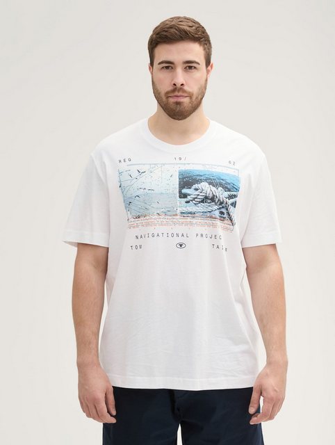 TOM TAILOR PLUS T-Shirt Plus - T-Shirt mit Fotoprint günstig online kaufen