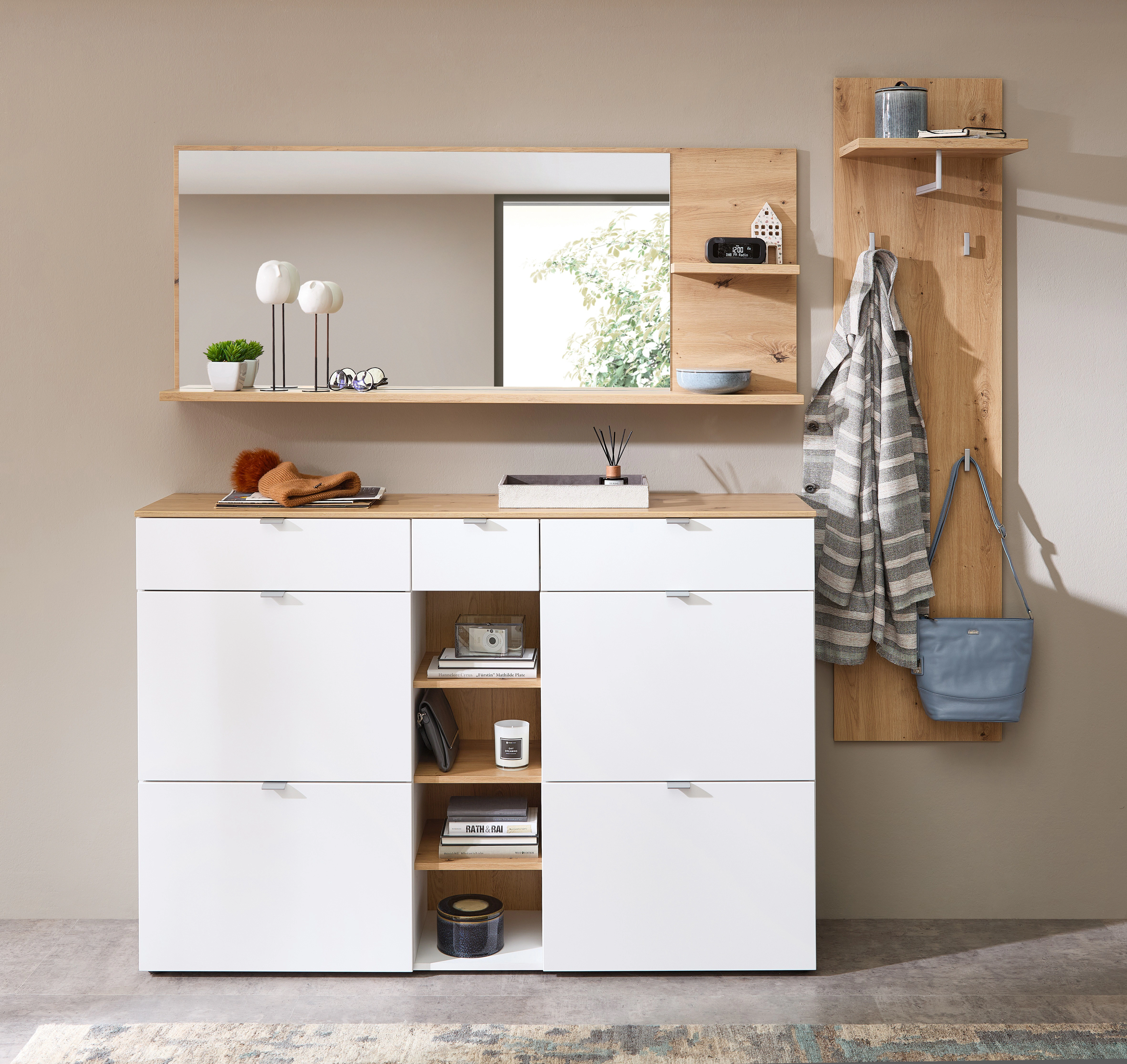 Innostyle Garderoben-Set "Bari Garderobenprogarmm, BxHxT 208x202x38 cm", (S günstig online kaufen
