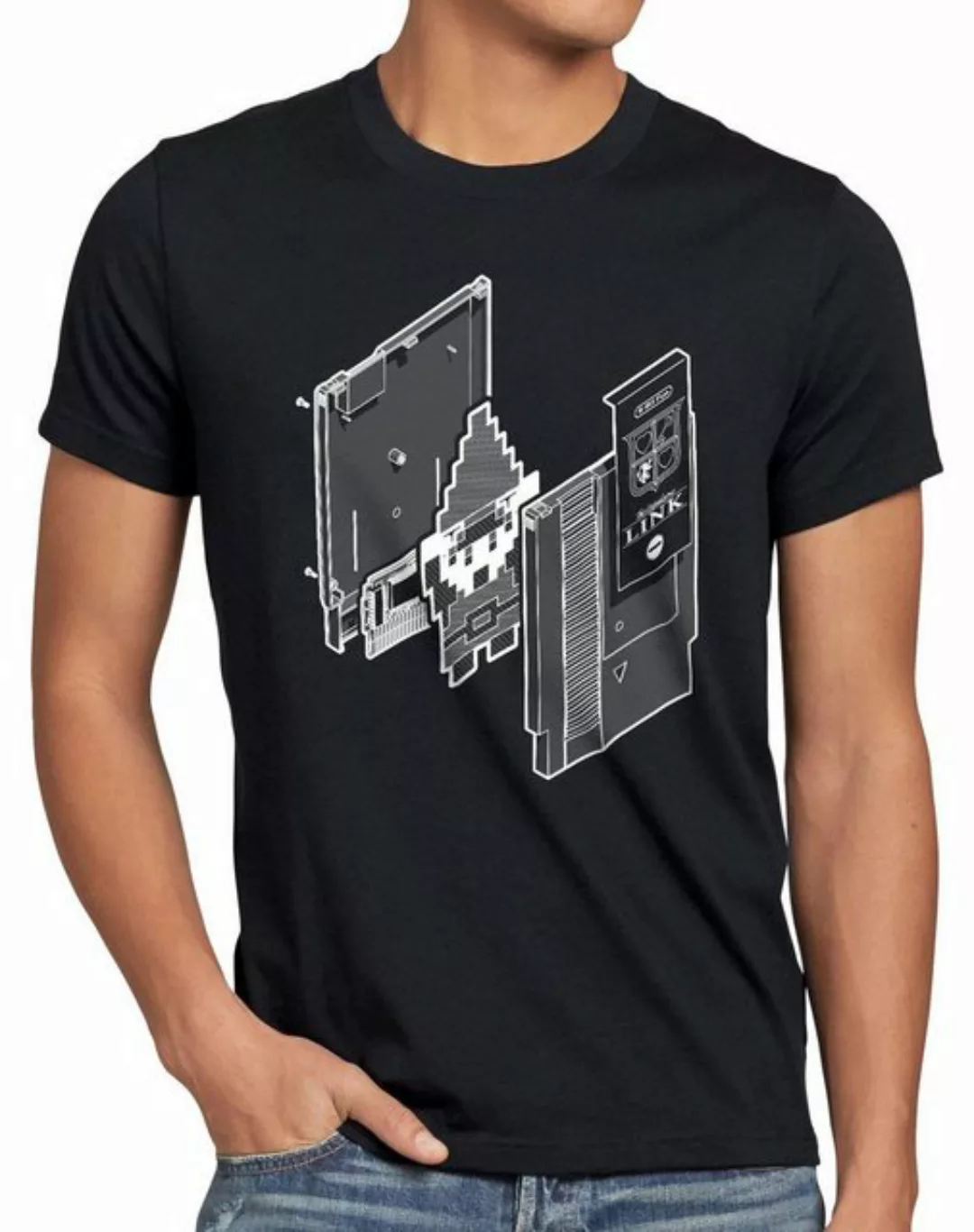 style3 Print-Shirt Herren T-Shirt Adventure of Link classic gamer switch sn günstig online kaufen