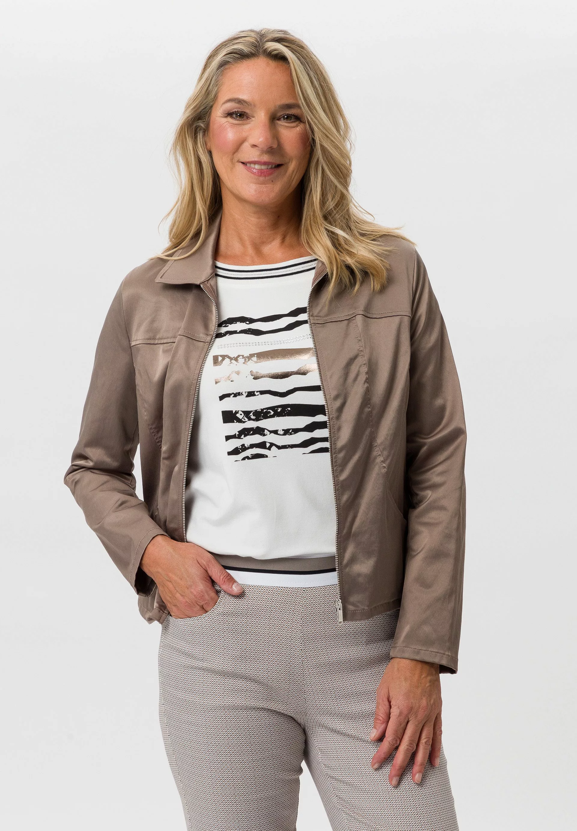 FRANK WALDER Kurzjacke mit softem edlen günstig online kaufen