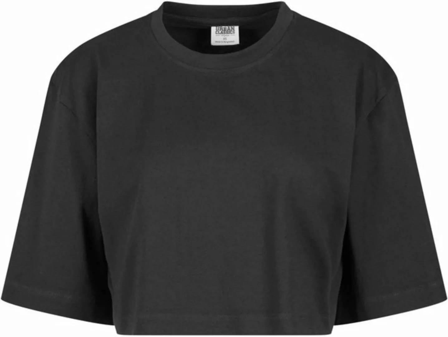 URBAN CLASSICS T-Shirt Ladies Heavy Organic Oversized Cropped Tee günstig online kaufen
