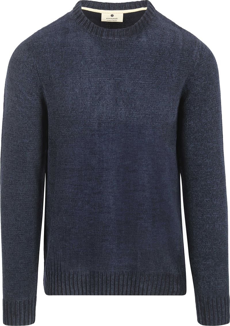 Anerkjendt Pullover Sune Chenille Navy - Größe XL günstig online kaufen