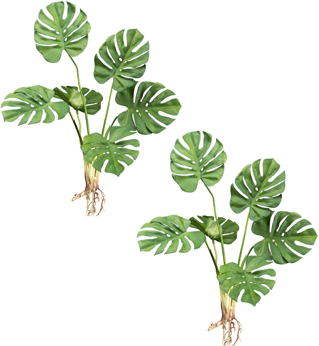 Creativ green Kunstpflanze "Splitphilodendron", mit detailgetreuem Blattwer günstig online kaufen