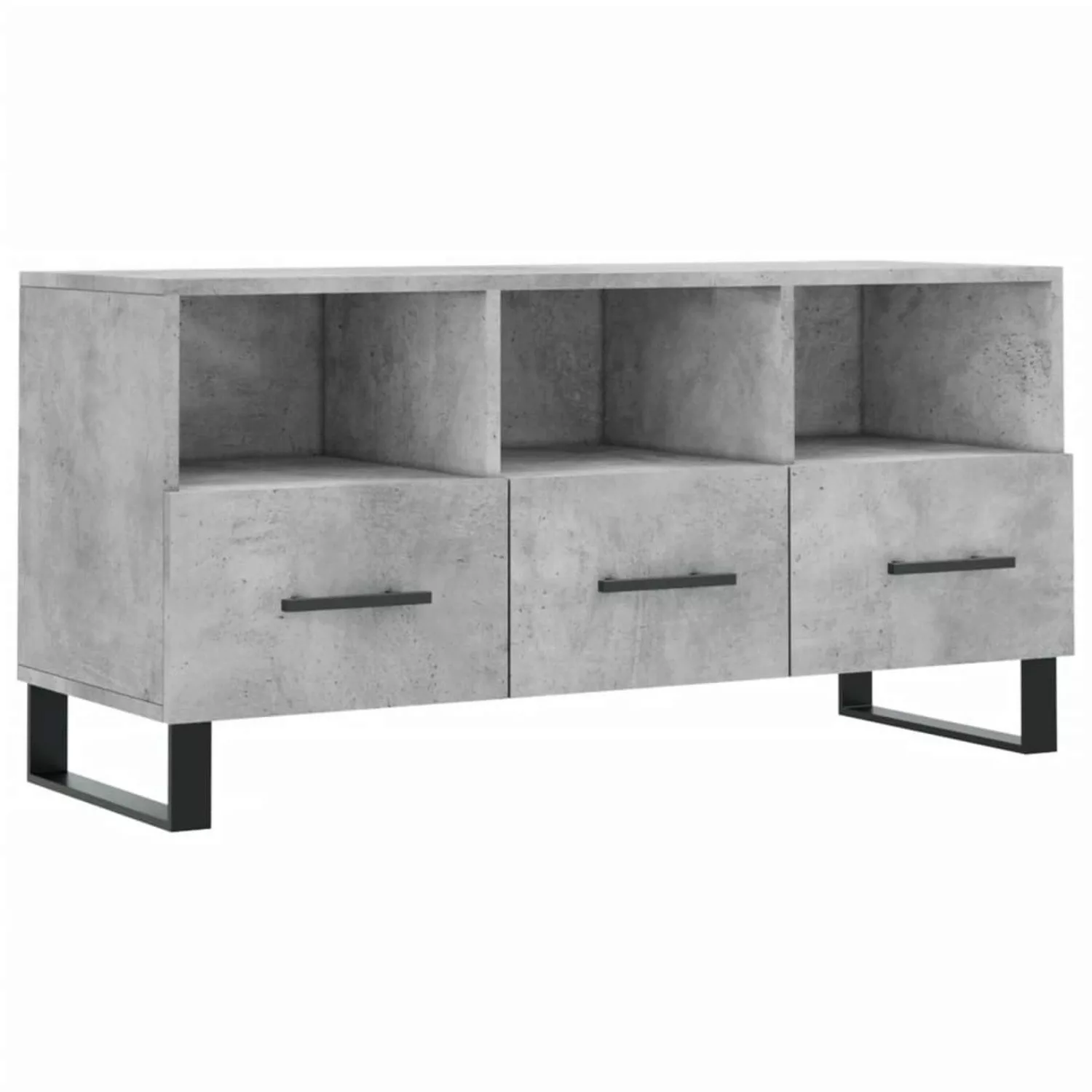 VidaXL TV-Schrank Betongrau 102x36x50 cm Holzwerkstoff  Modell 6 günstig online kaufen