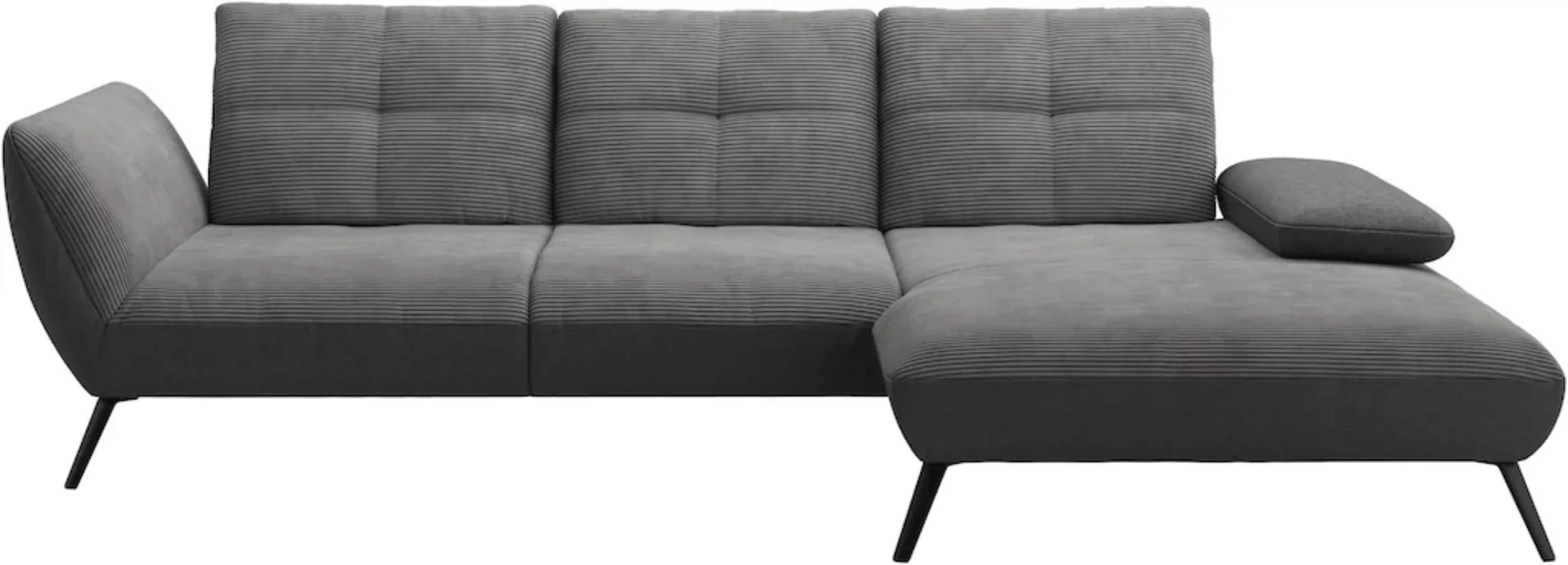 Places of Style Ecksofa »Mikado L-Form«, inkl. Sitztiefenverstellung und Ar günstig online kaufen