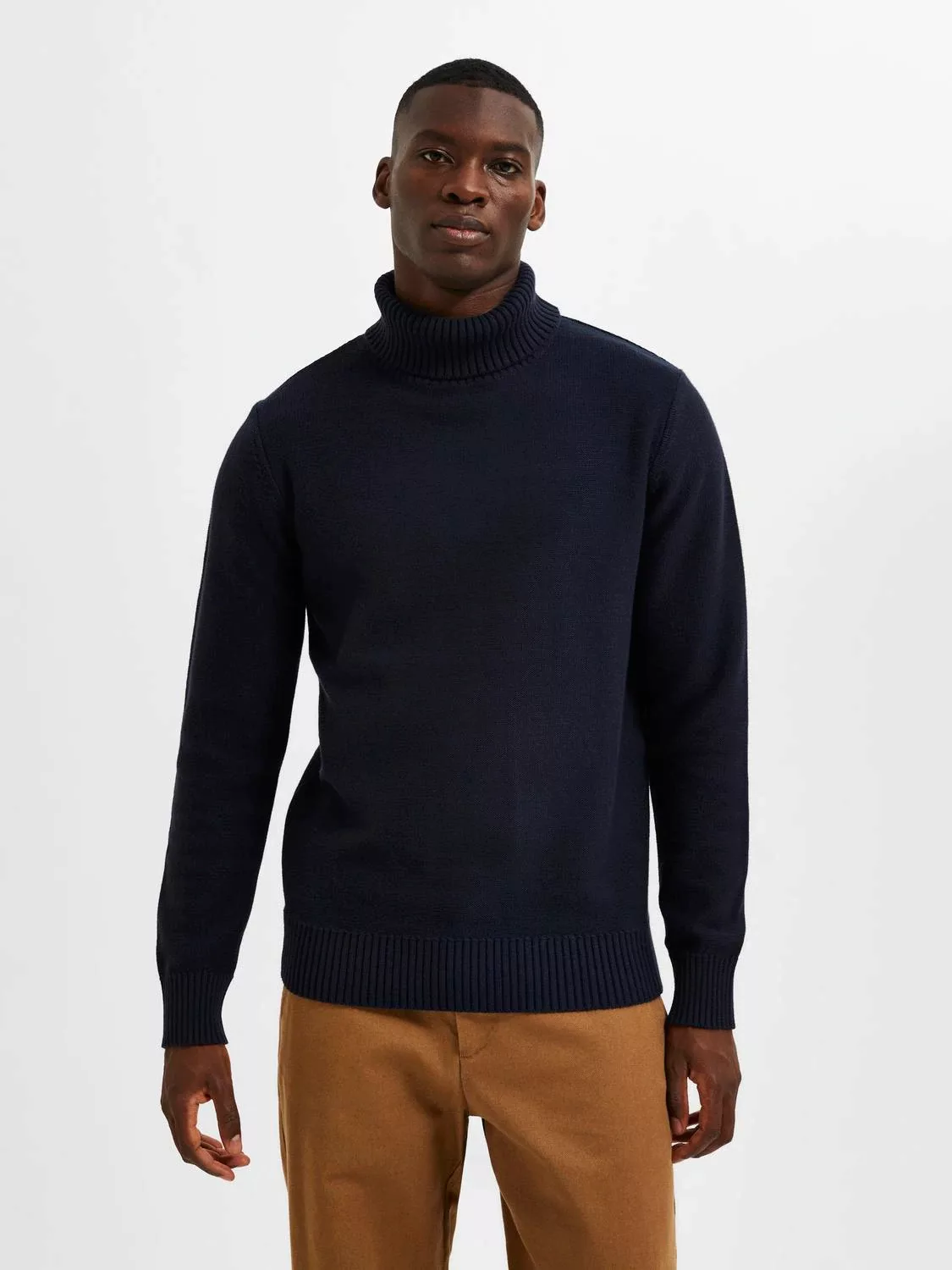 SELECTED HOMME Rollkragenpullover "SLHAXEL LS KNIT ROLL NECK NOOS" günstig online kaufen