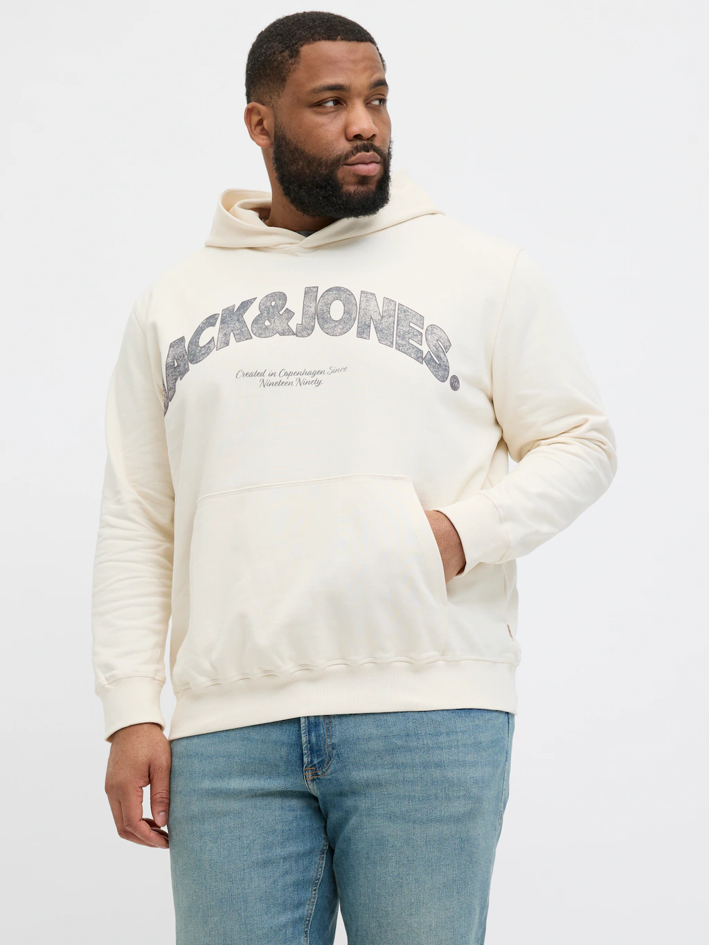 Jack & Jones PlusSize Kapuzensweatshirt "JORALMERIA SWEAT HOOD PLS", mit Lo günstig online kaufen