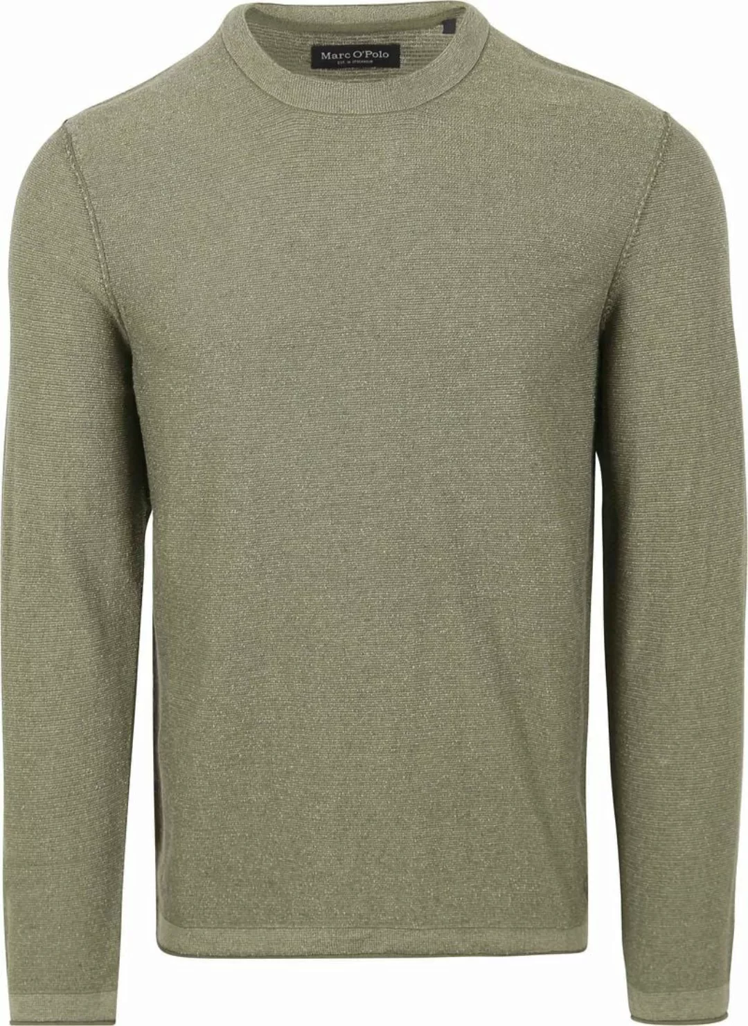 Marc O'Polo Pullover Linen Blend Grün - Größe XL günstig online kaufen