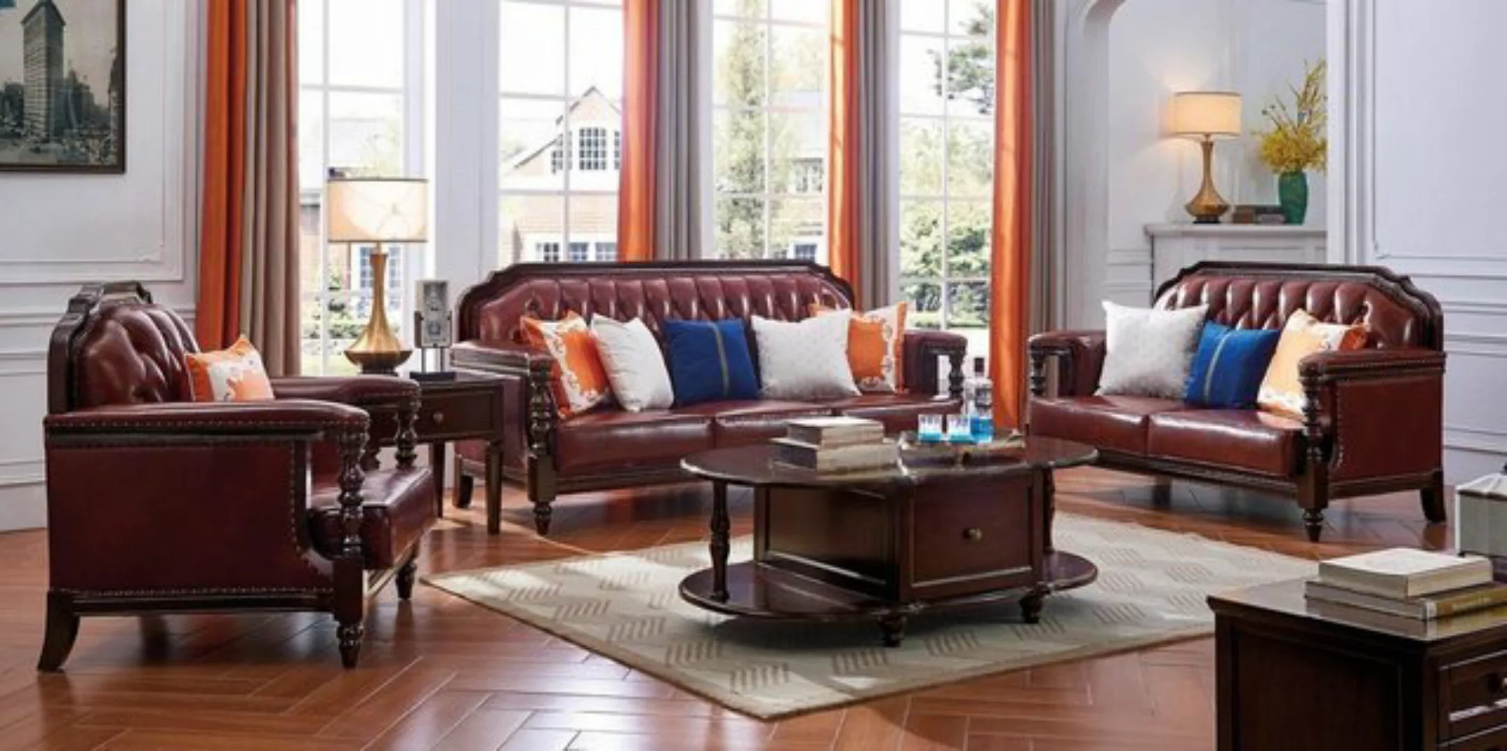 JVmoebel Sofa Design Sofagarnitur 3+2+1 Sitzer Set Sofa Polster Couch, Made günstig online kaufen
