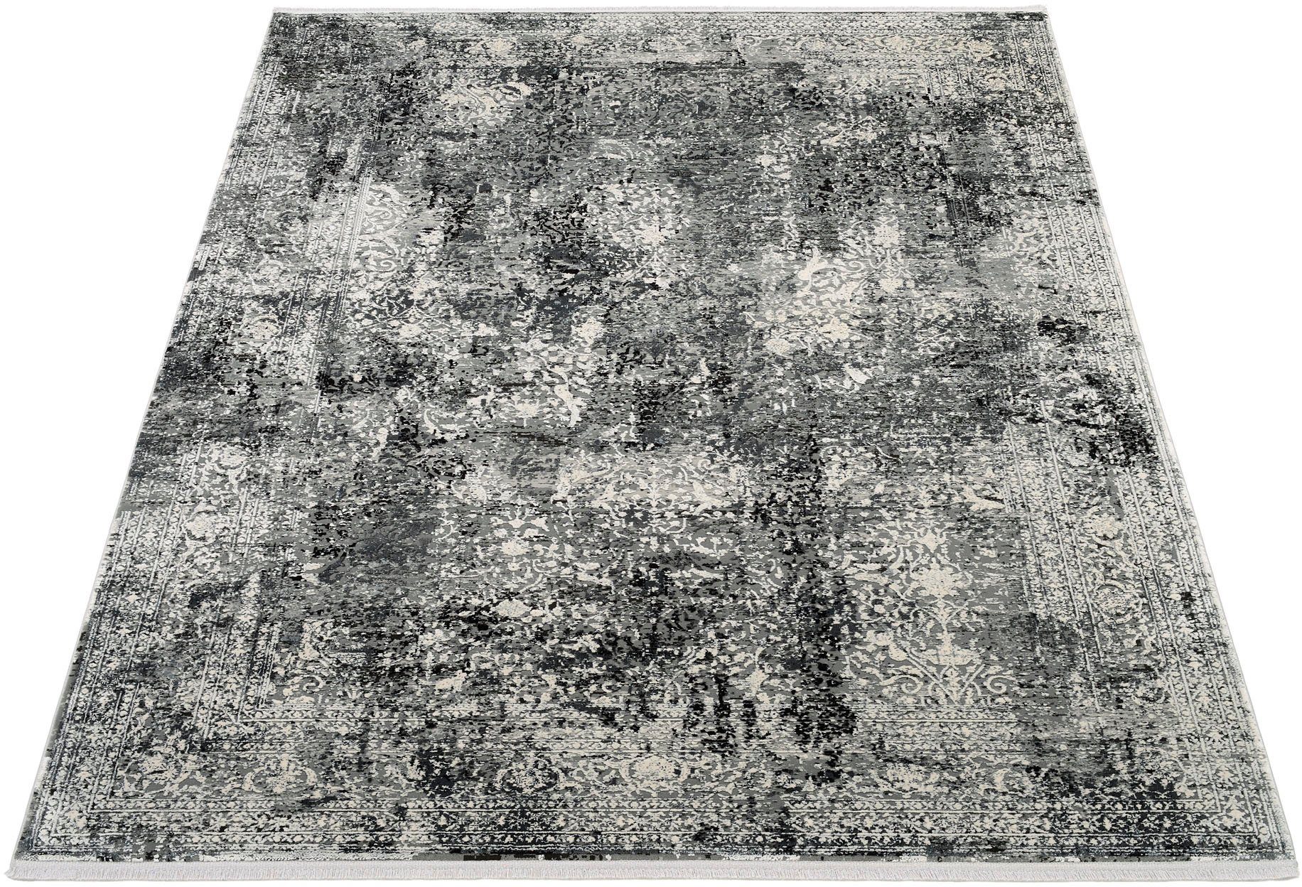 meinTeppich Teppich   ¦ grau ¦ Synthetische Fasern ¦ Maße (cm): B: 200 H: 0 günstig online kaufen