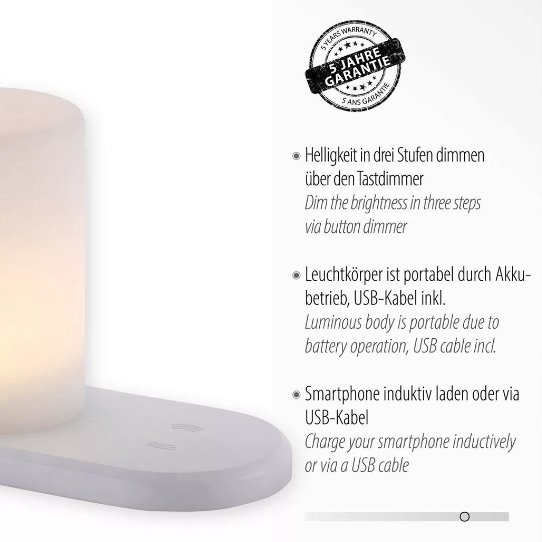 JUST LIGHT LED Außen-Tischleuchte "KENO", 1 flammig, Leuchtmittel LED-Board günstig online kaufen