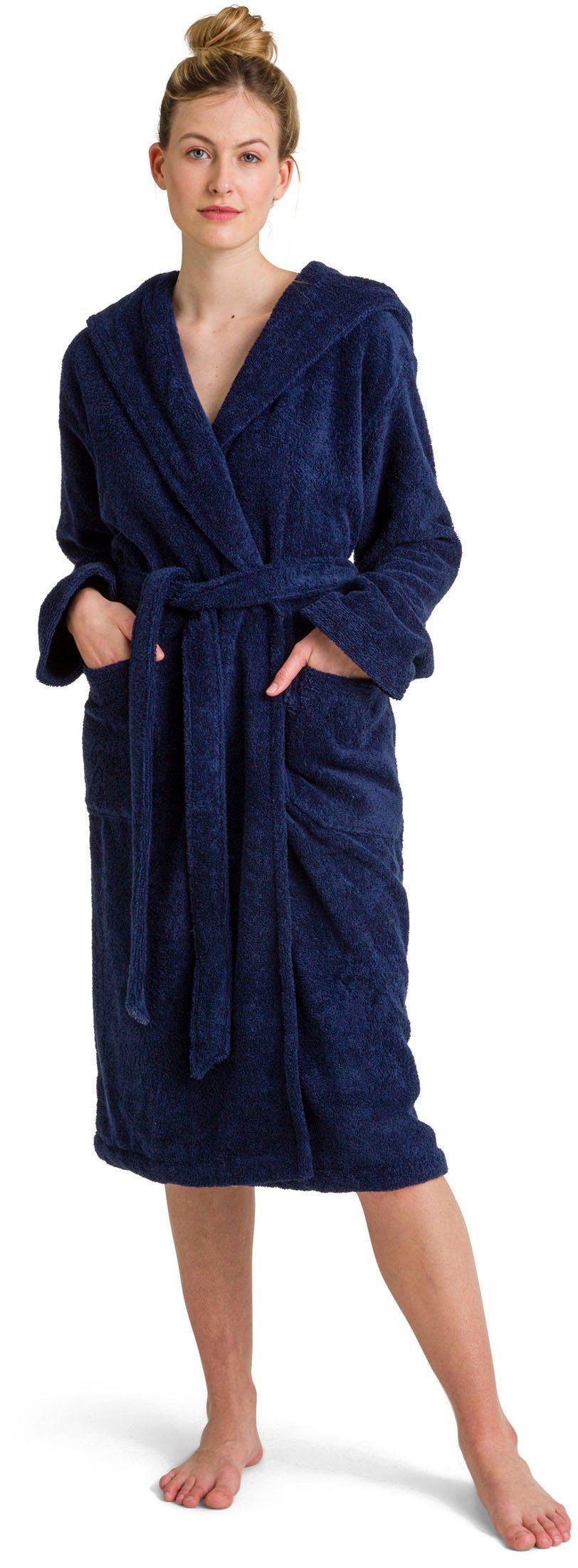 Möve Unisex-Bademantel Superwuschel Kapuze, ideal für günstig online kaufen