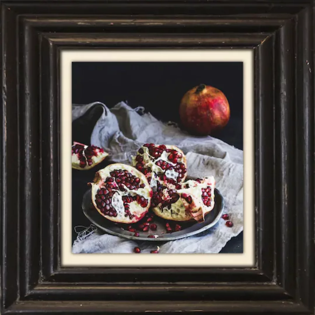 queence Leinwandbild "Granatapfel" günstig online kaufen