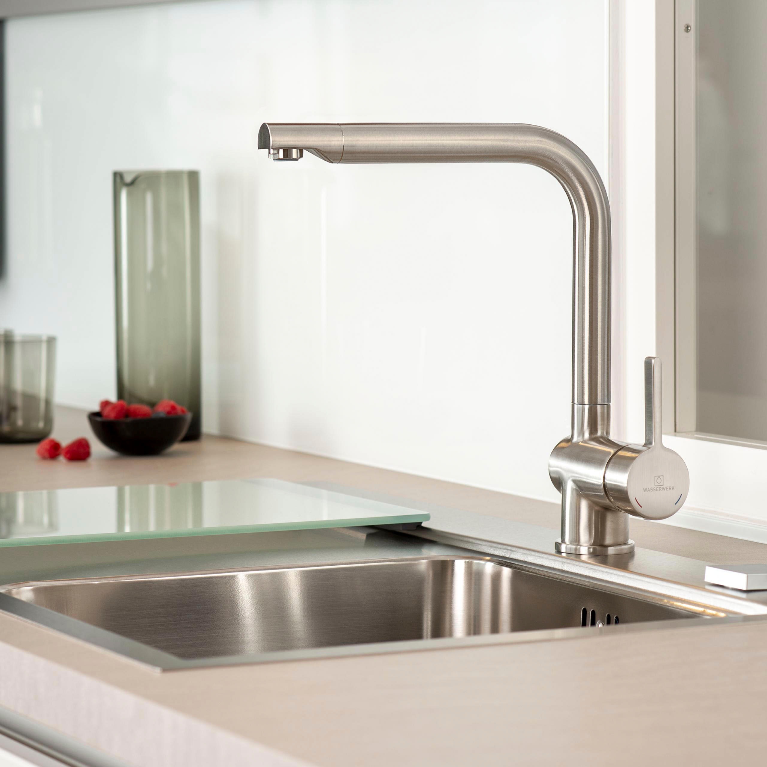 WASSERWERK Spültischarmatur »WK 4, Wasserhahn, Küche, Einhebelmischer« günstig online kaufen