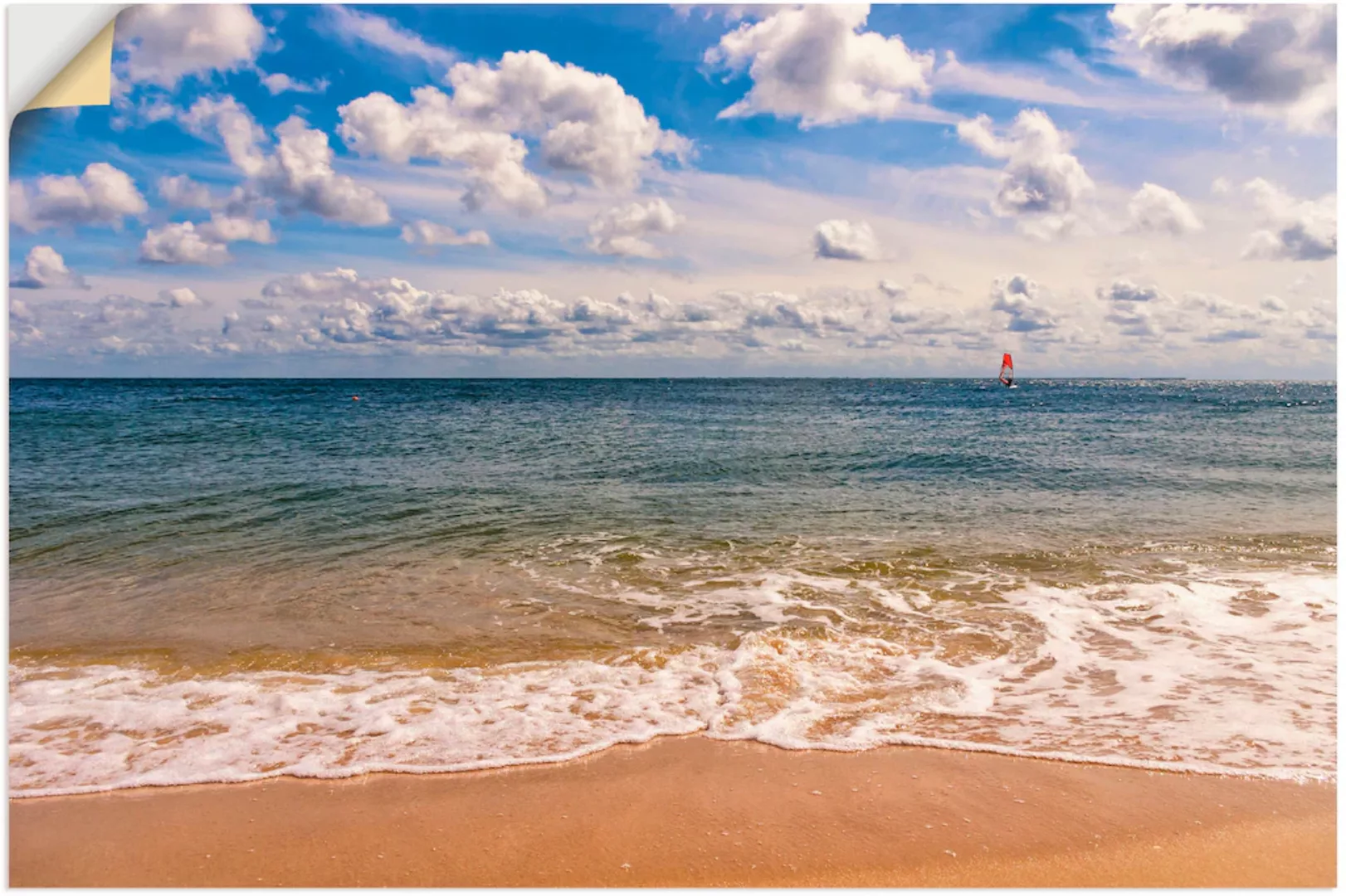 Artland Wandbild "Strandimpression Hörnum Sylt", Strand, (1 St.) günstig online kaufen