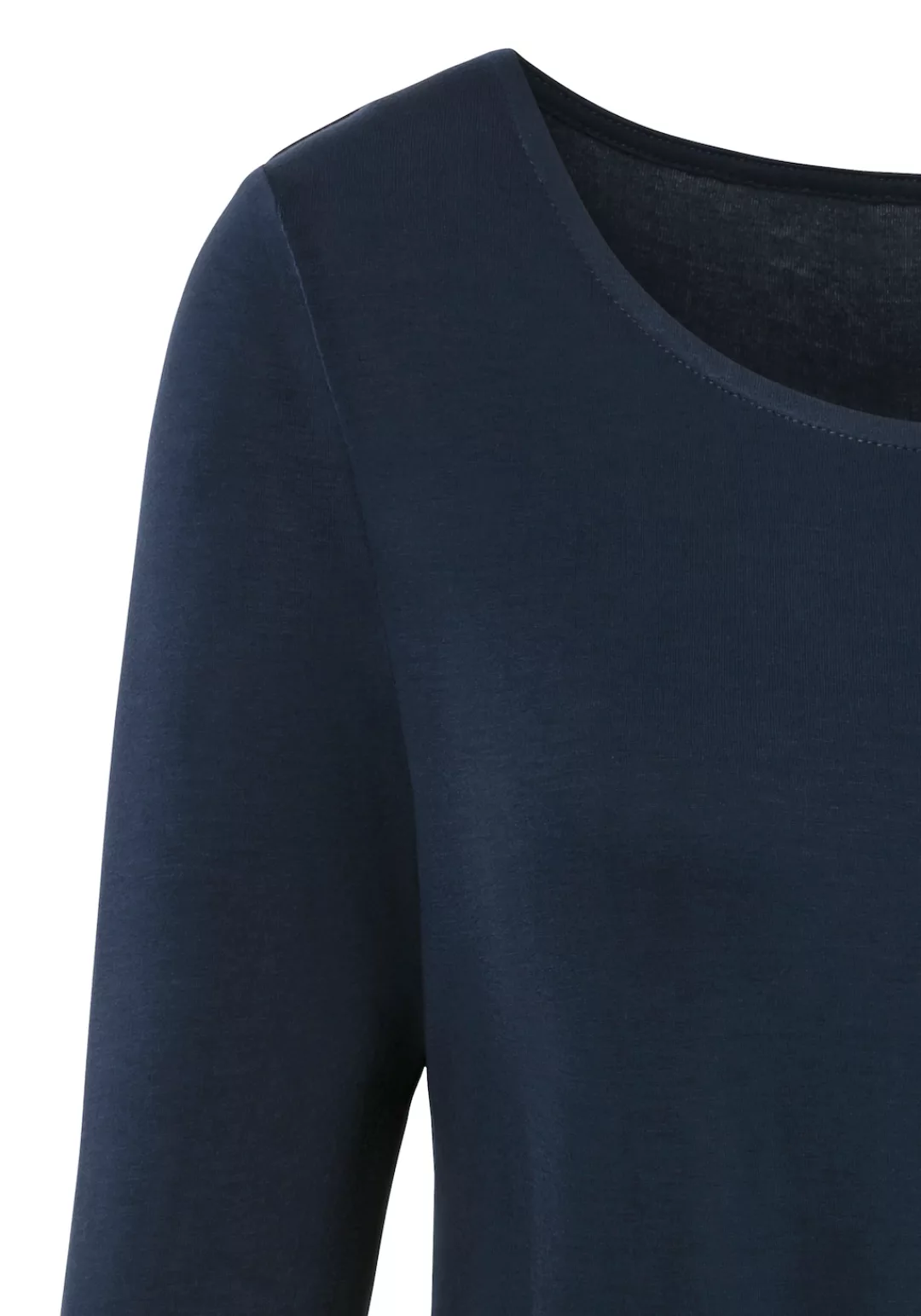 Vivance 3/4-Arm-Shirt mit elastischem Saumabschluss günstig online kaufen