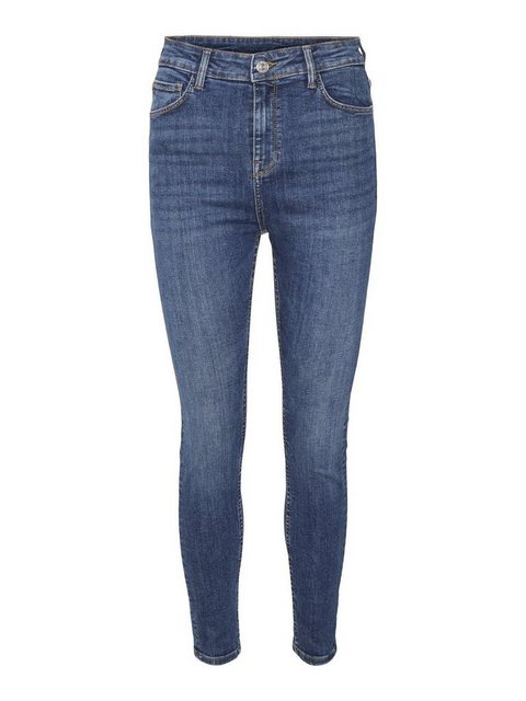 Noisy May Damen Jeans NMBUDDY Skinny Fit Blau - Medium Blue Denim günstig online kaufen