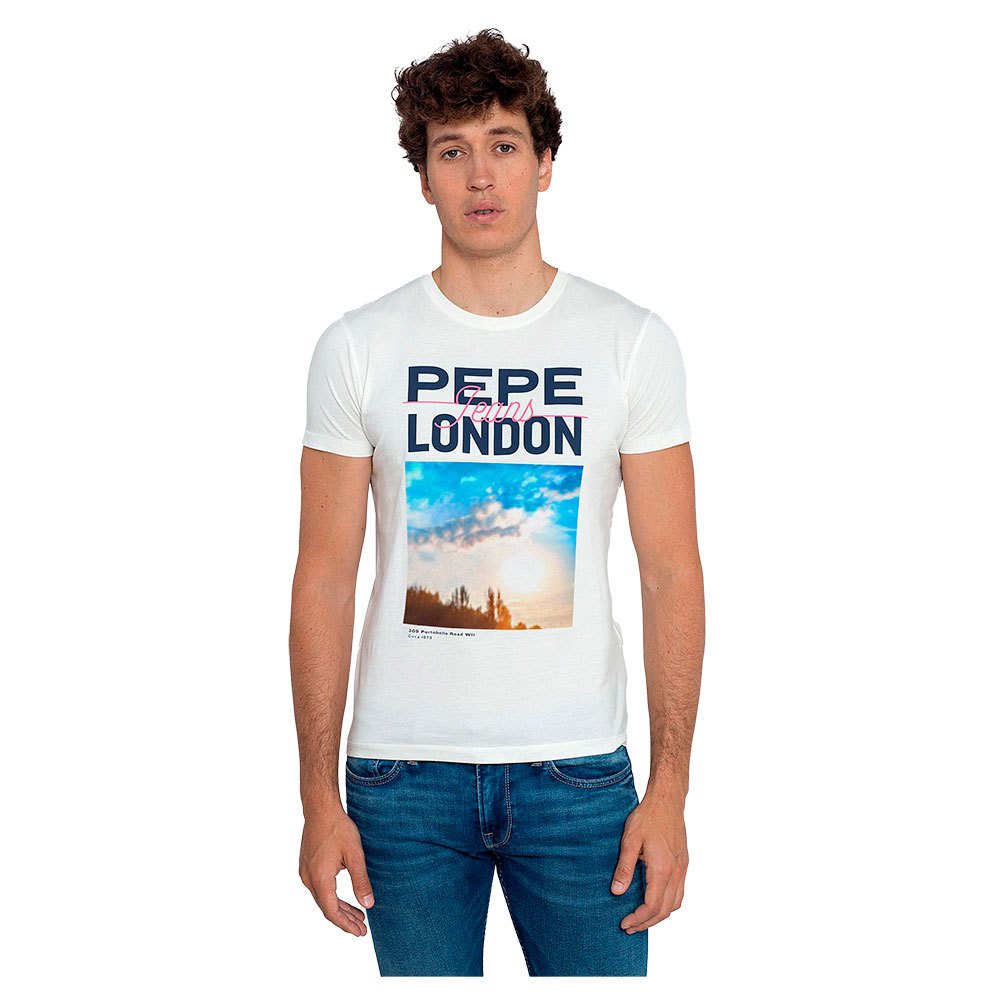 Pepe Jeans Manu Kurzärmeliges T-shirt 2XL Off White günstig online kaufen