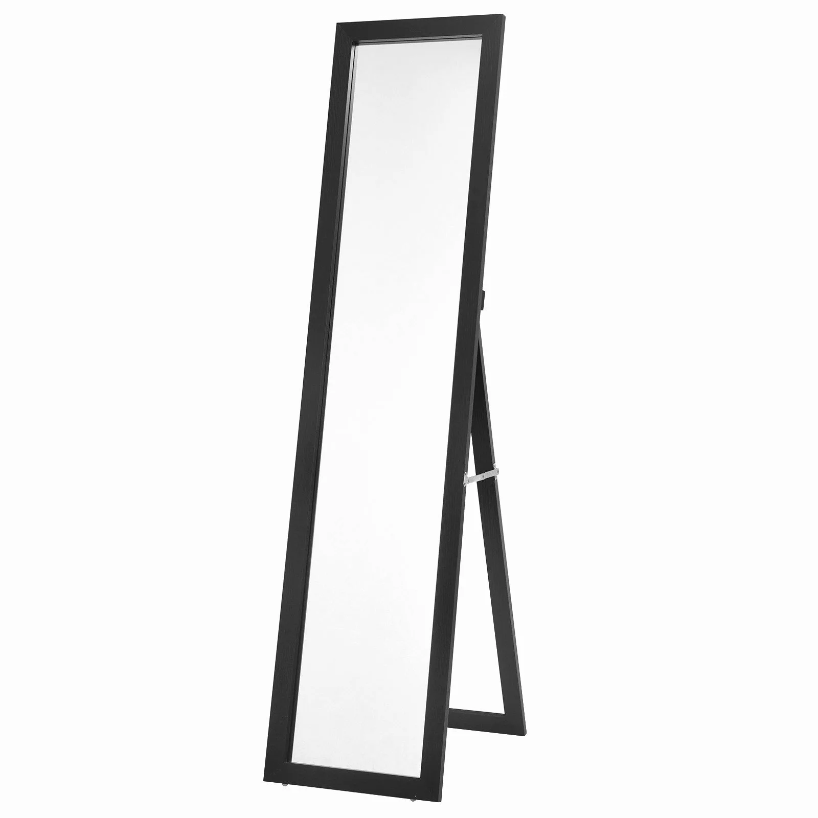 COSTWAY Ganzkörperspiegel, mit klappbarem Holzrahmen, stehend/hängend günstig online kaufen