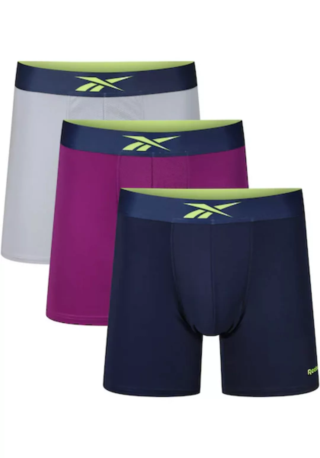 Reebok Boxer »Mens RBK Sports Trunks Med TULLY«, (3er Pack), mit elastische günstig online kaufen