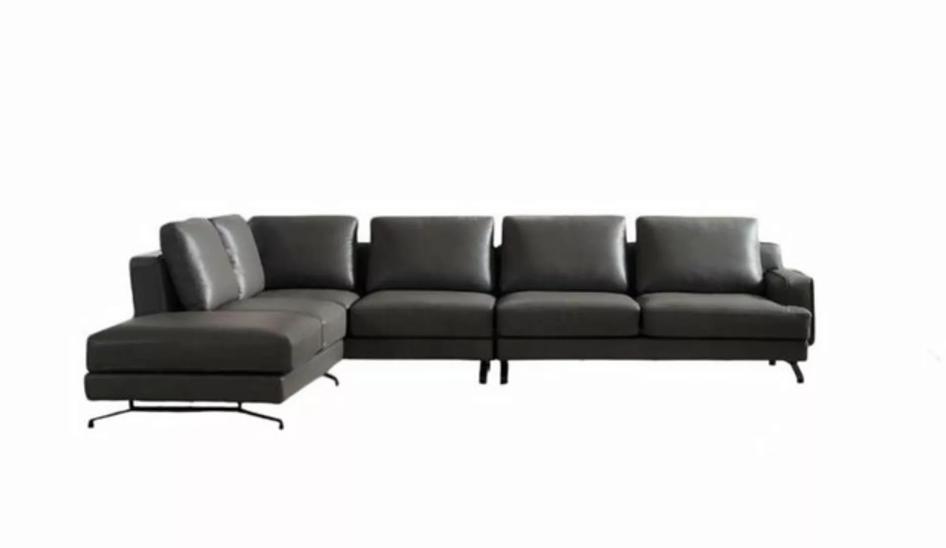 Xlmoebel Sofa Luxuriöser Ledersofa-Sitzbereich mit Eckcouch in italienische günstig online kaufen