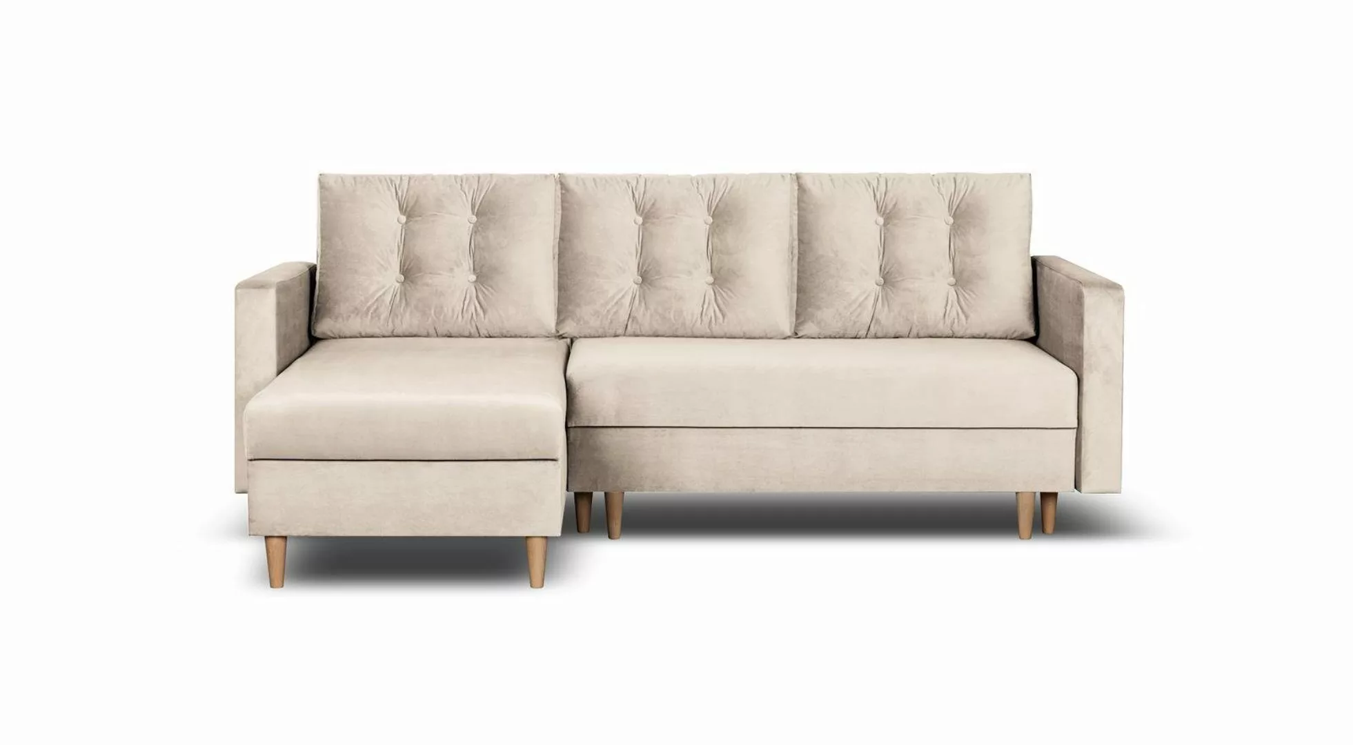 Beautysofa Ecksofa mit Schlaffunktion Sigurd L, günstig online kaufen