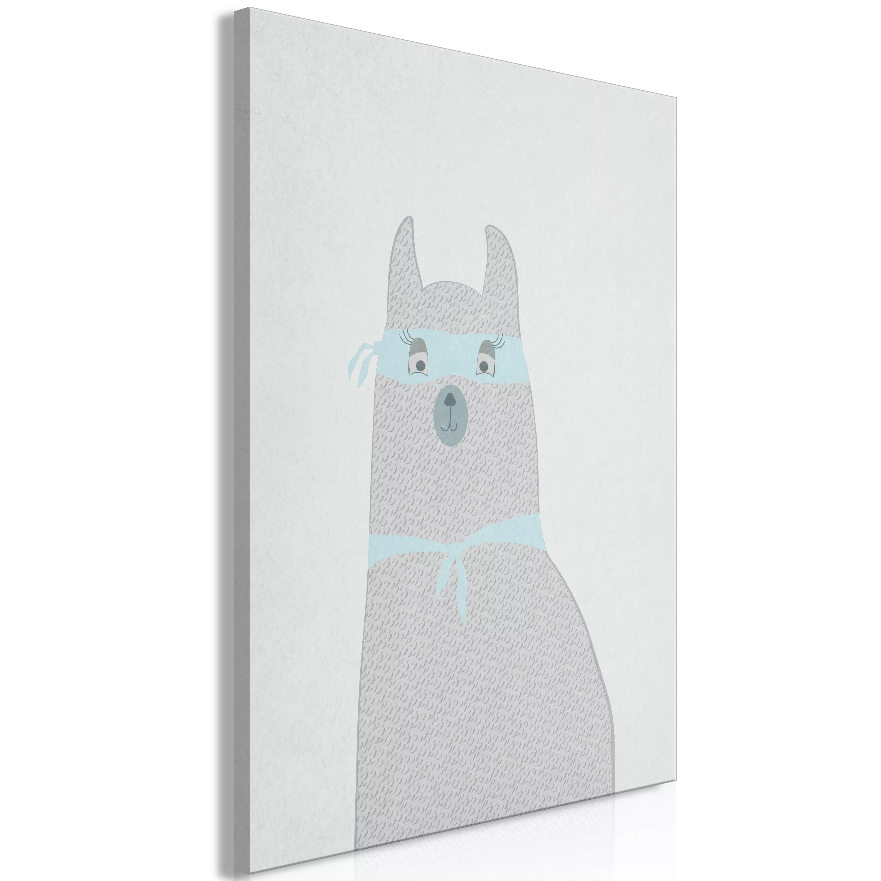 Wandbild - Mysterious Lama (1 Part) Vertical günstig online kaufen