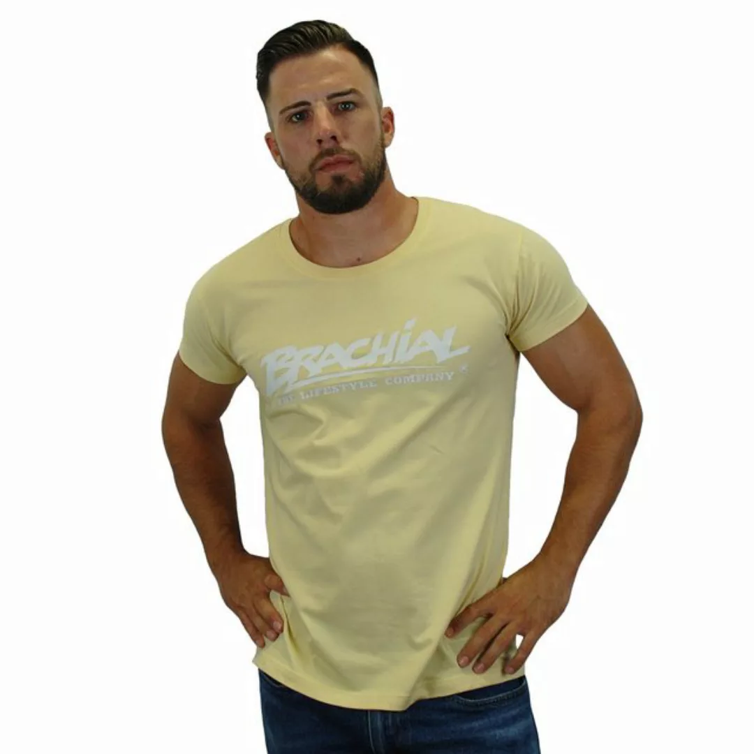 BRACHIAL THE LIFESTYLE COMPANY T-Shirt Brachial T-Shirt "Sign" elfenbein/we günstig online kaufen