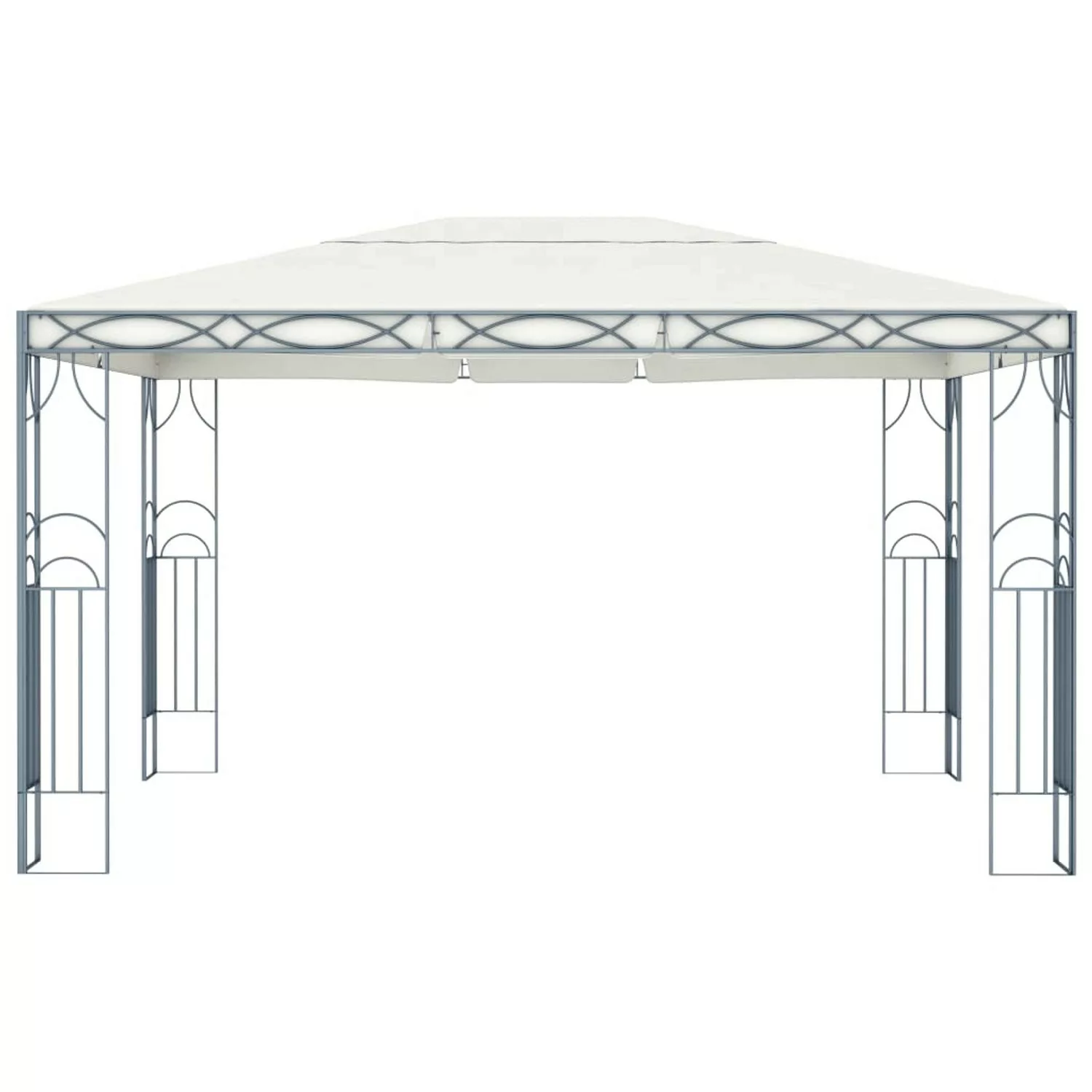 vidaXL Pavillon 400 x 300 cm CremeWeiß günstig online kaufen