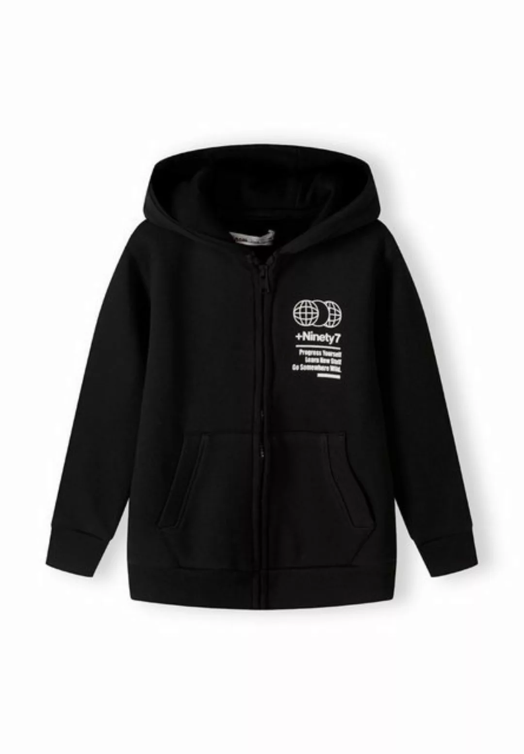 MINOTI Hoodie Kapuzensweatshirt mit Reißverschluss (2y-14y) günstig online kaufen