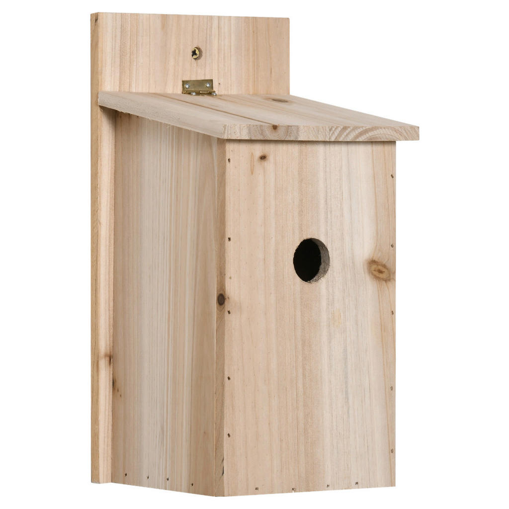 Outsunny Vogelhaus natur B/H/L: ca. 14x15x30 cm günstig online kaufen