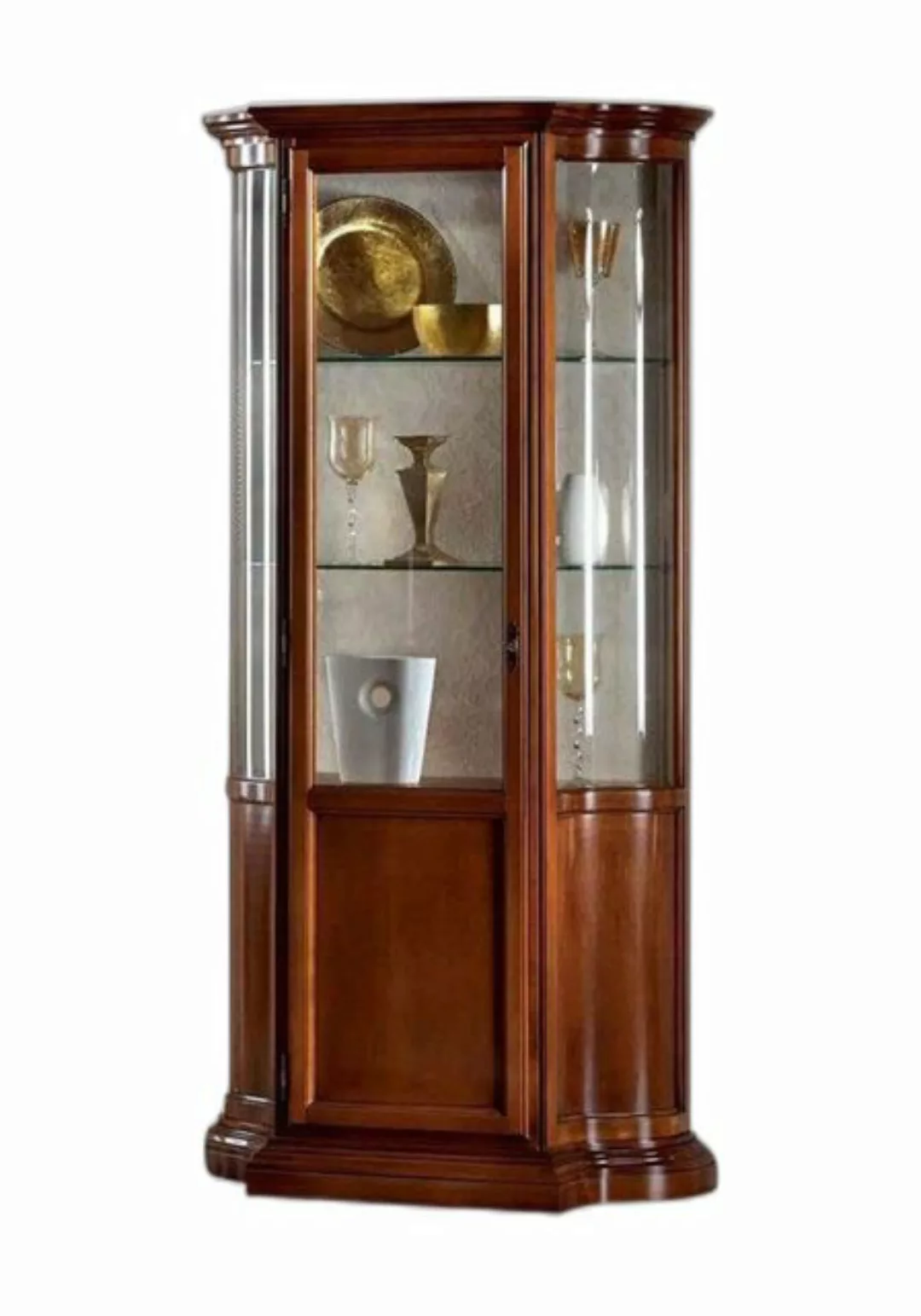 Xlmoebel Vitrine Hochwertige Vitrine Luxus Holz Glas Italienische Stil Möbe günstig online kaufen