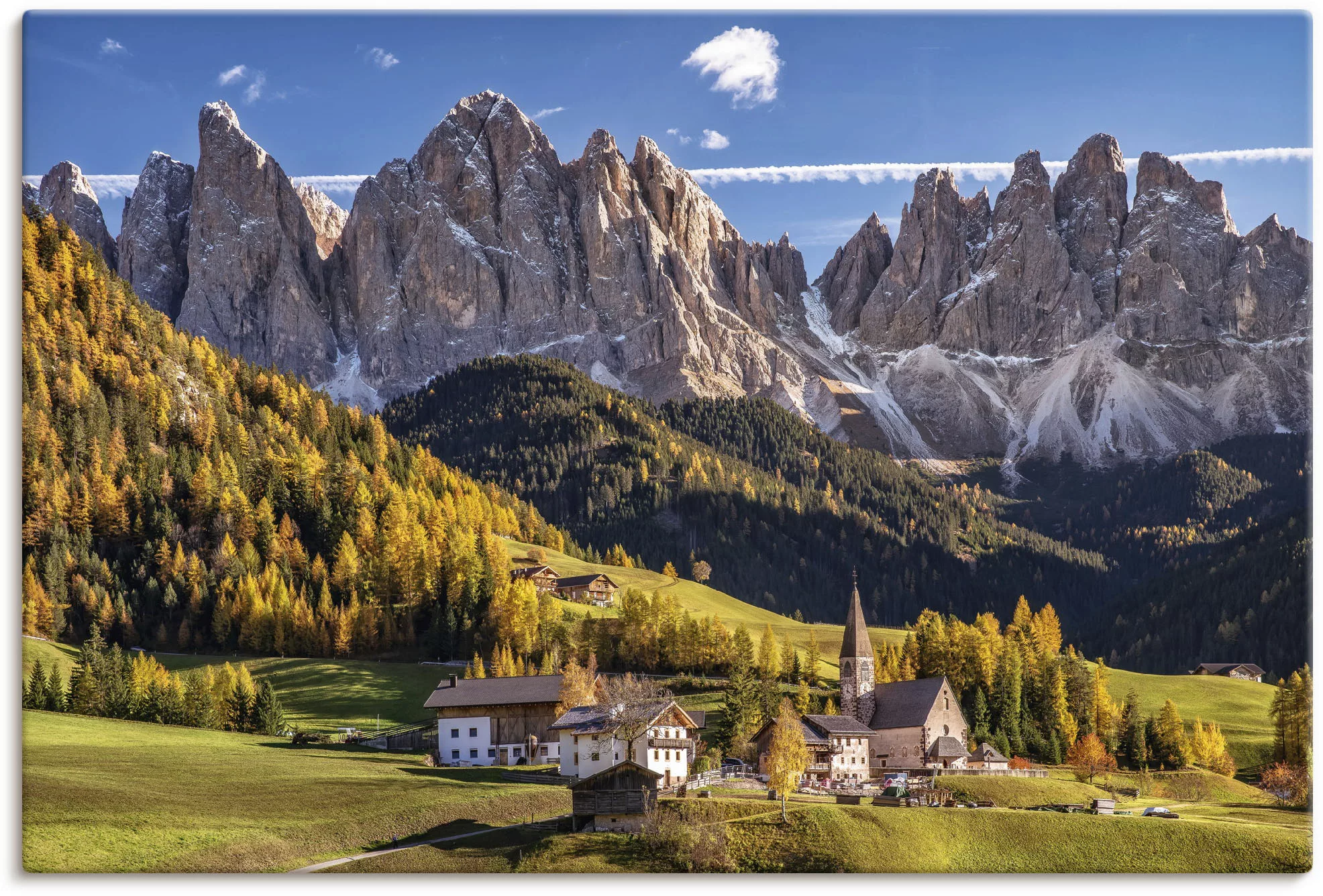 Artland Wandbild "Herbst in Südtirol", Berge & Alpenbilder, (1 St.), als Le günstig online kaufen