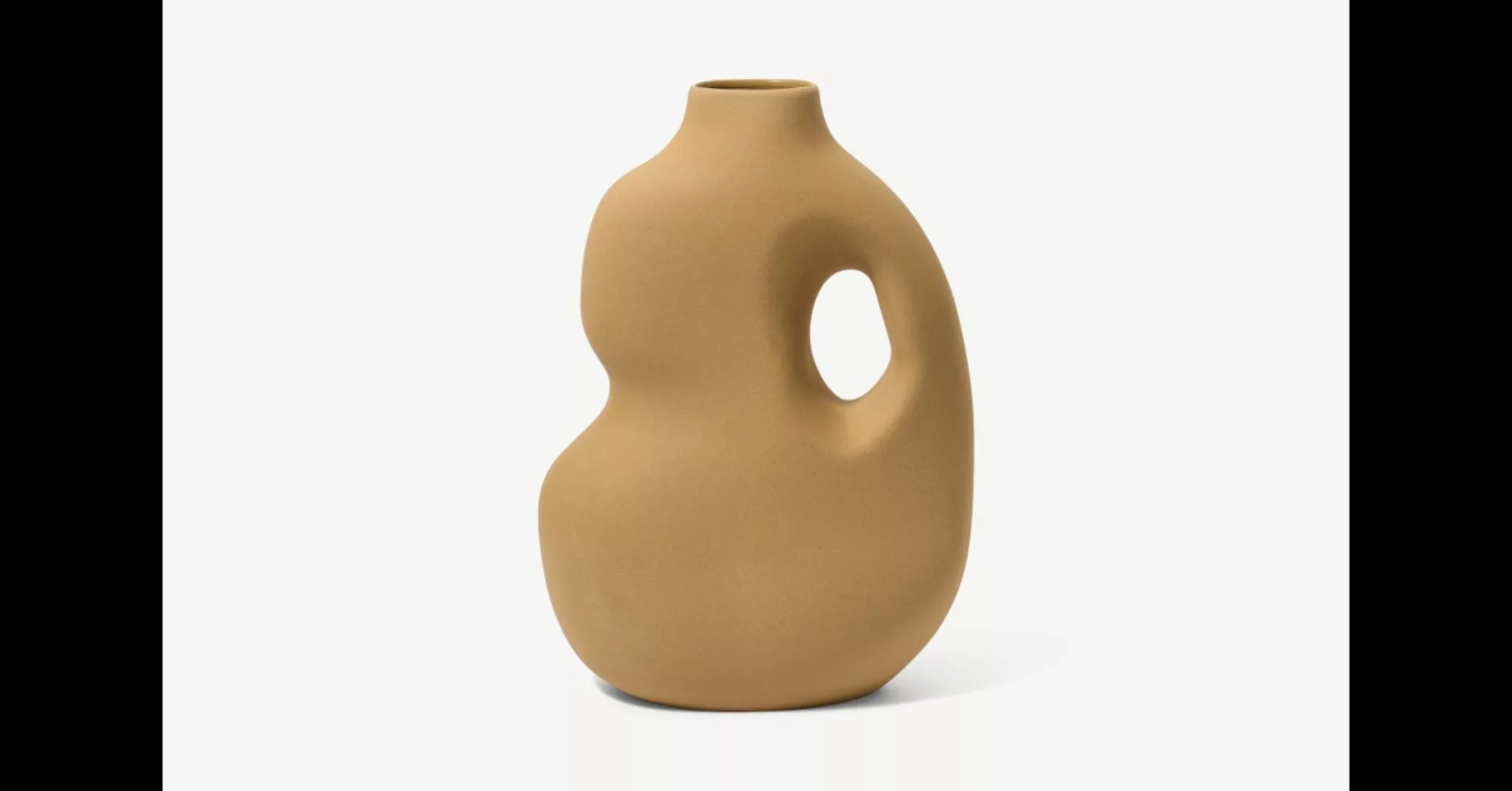 Schneid Studio Organic Vase, Senfgelb - MADE.com günstig online kaufen