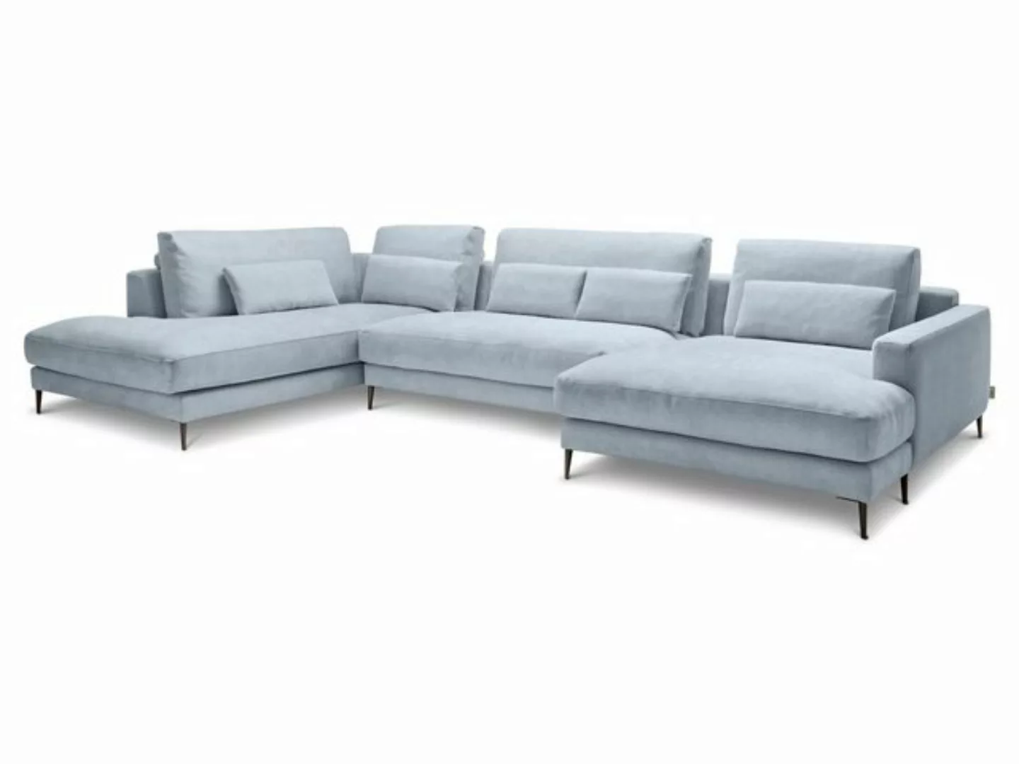 SANSIBAR Living Polsterecke Polsterecke SANSIBAR RÖMÖ U-F 223x170 cm blau E günstig online kaufen