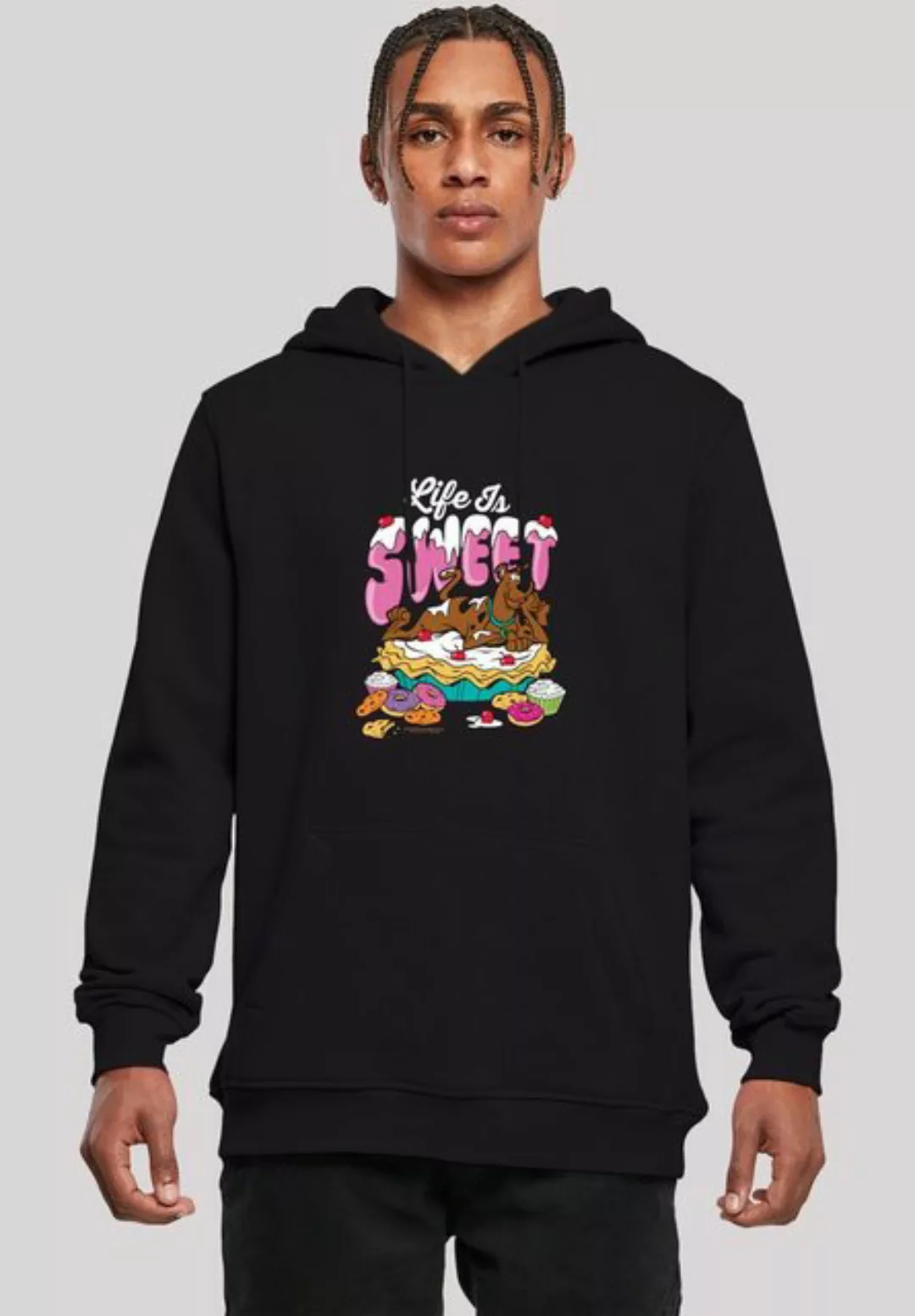 F4NT4STIC Sweatshirt Scooby Doo Life Is Sweet Herren,Premium Merch,Slim-Fit günstig online kaufen